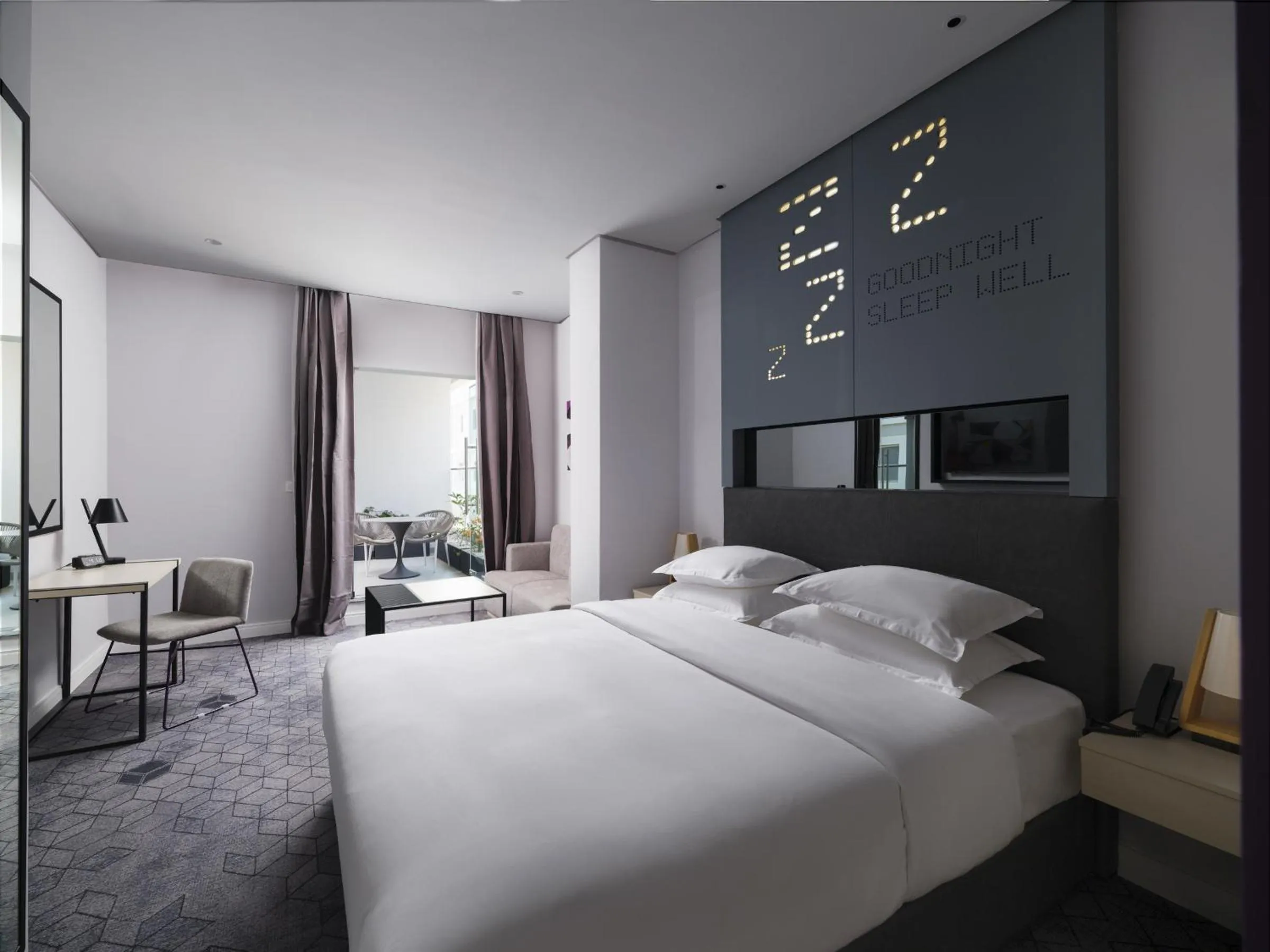 Bed in Studio M Muscat