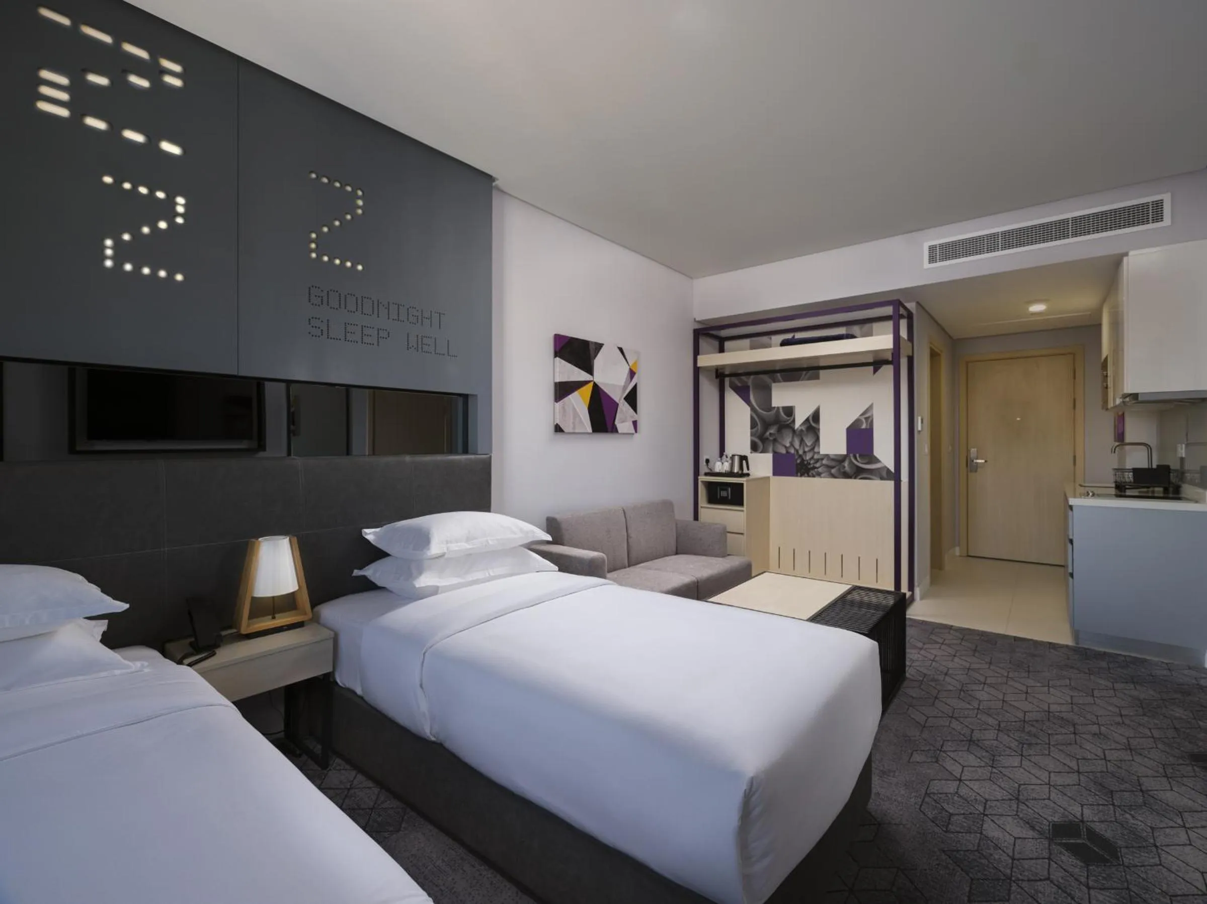 Bed in Studio M Muscat