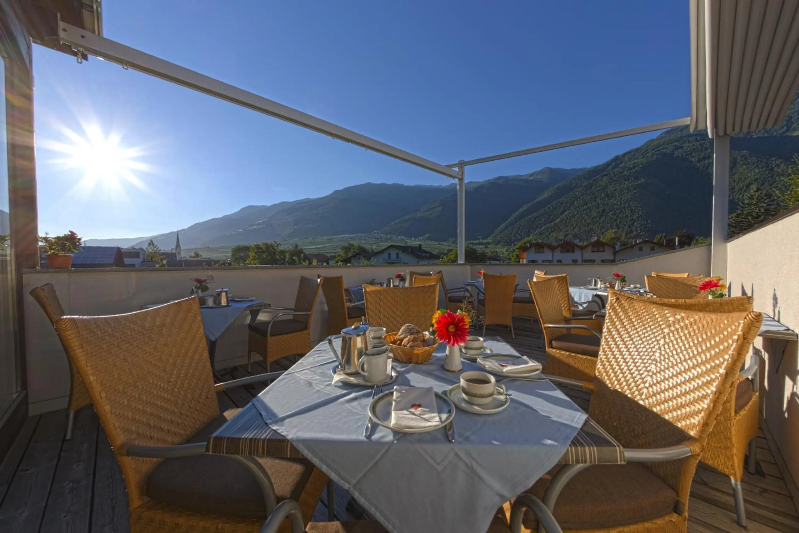 Balcony/Terrace in Garni - Hotel Rinner Julia
