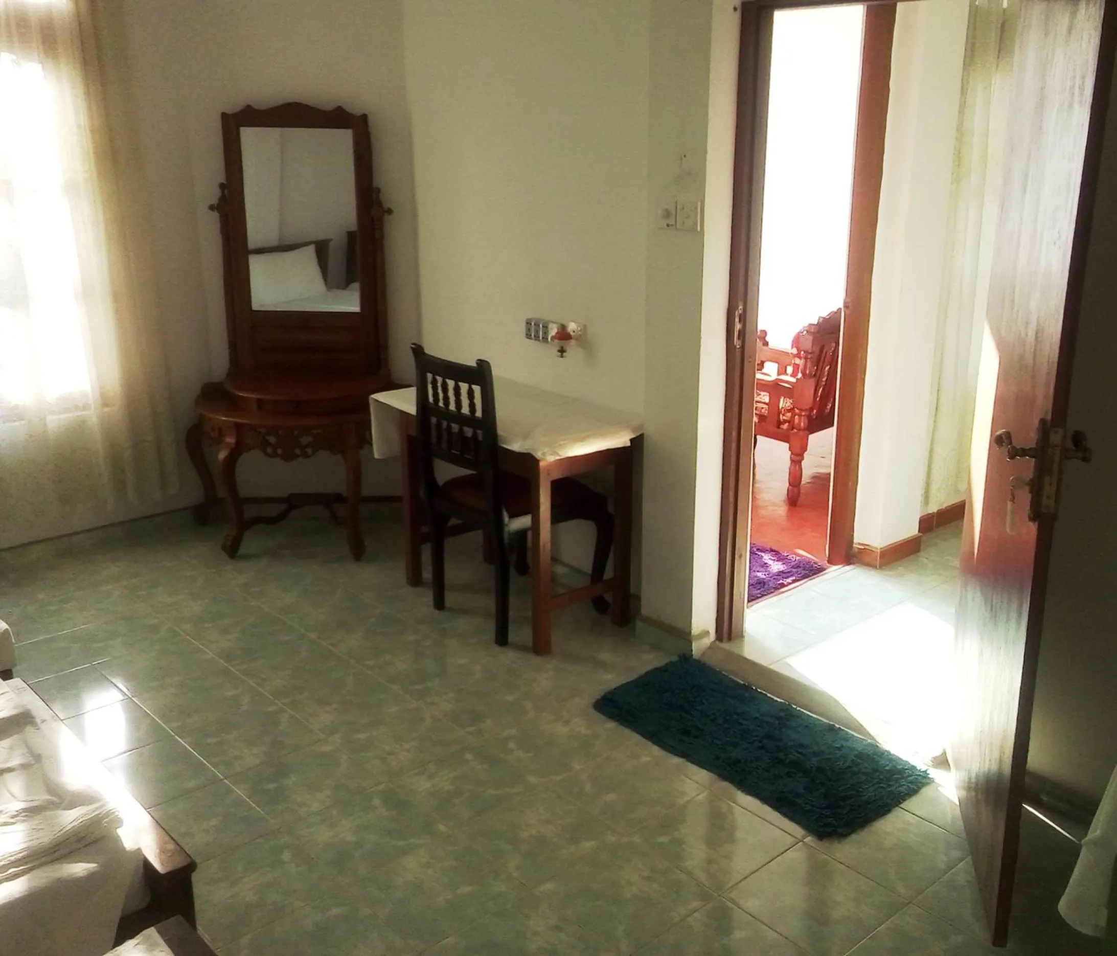 Seating area in New White Villa