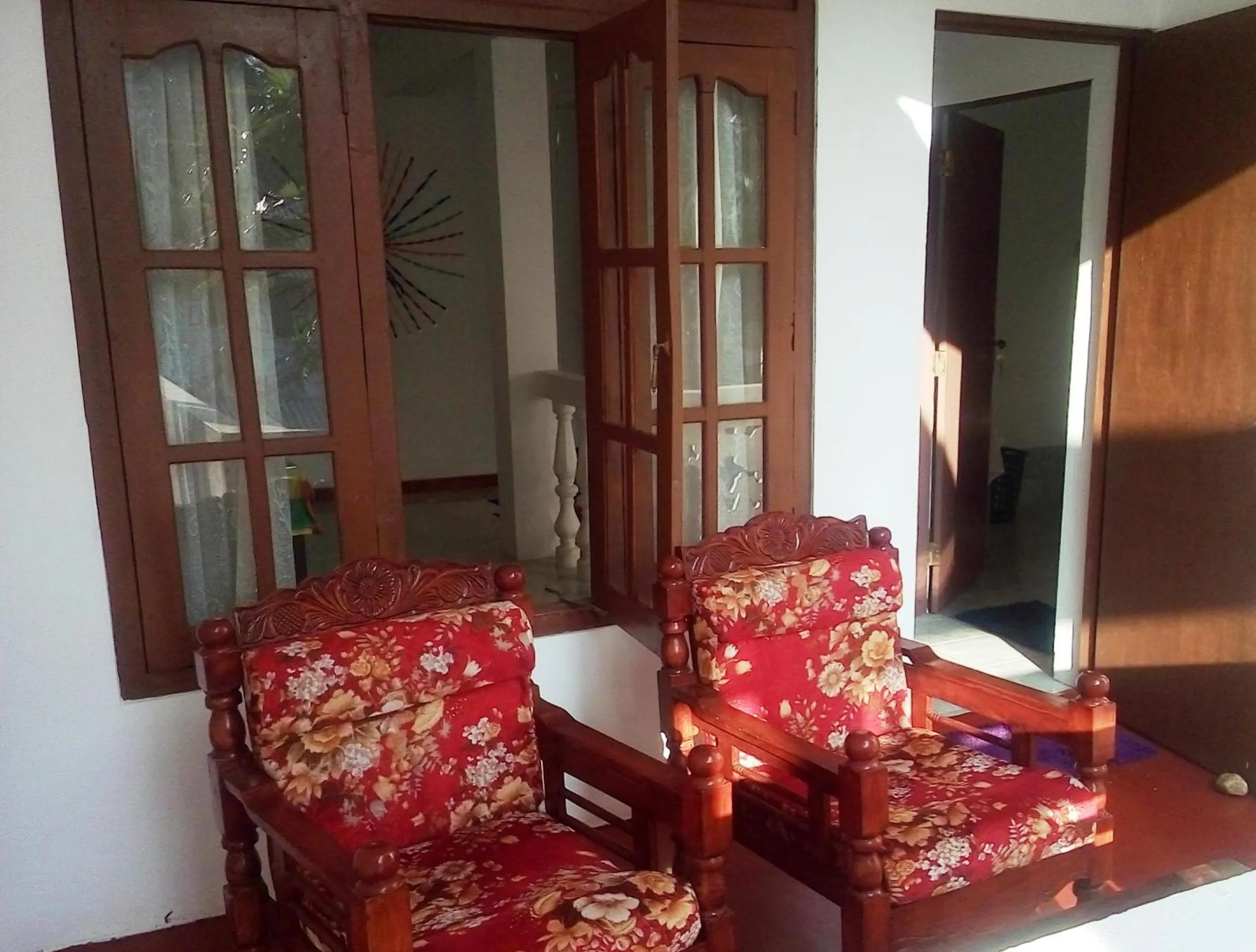 Seating area in New White Villa