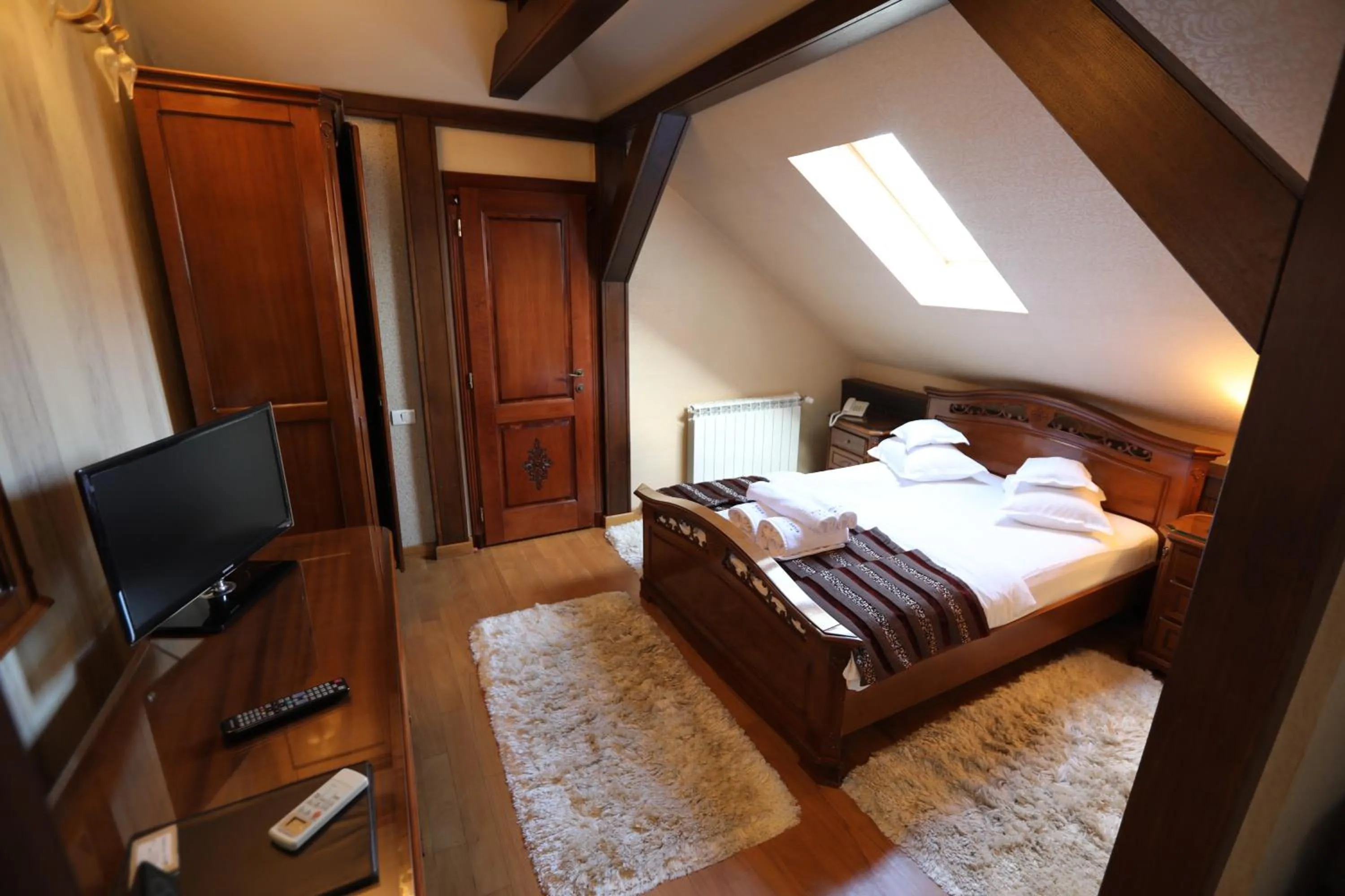 Bed in Villa Bijoux