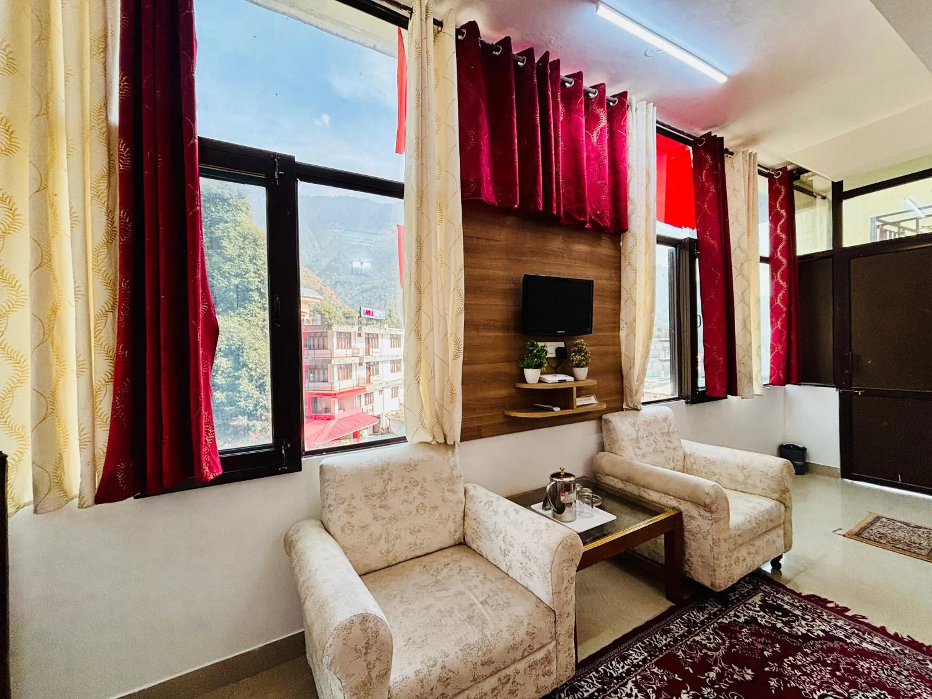 Seating area in Hotel Kumar Residency