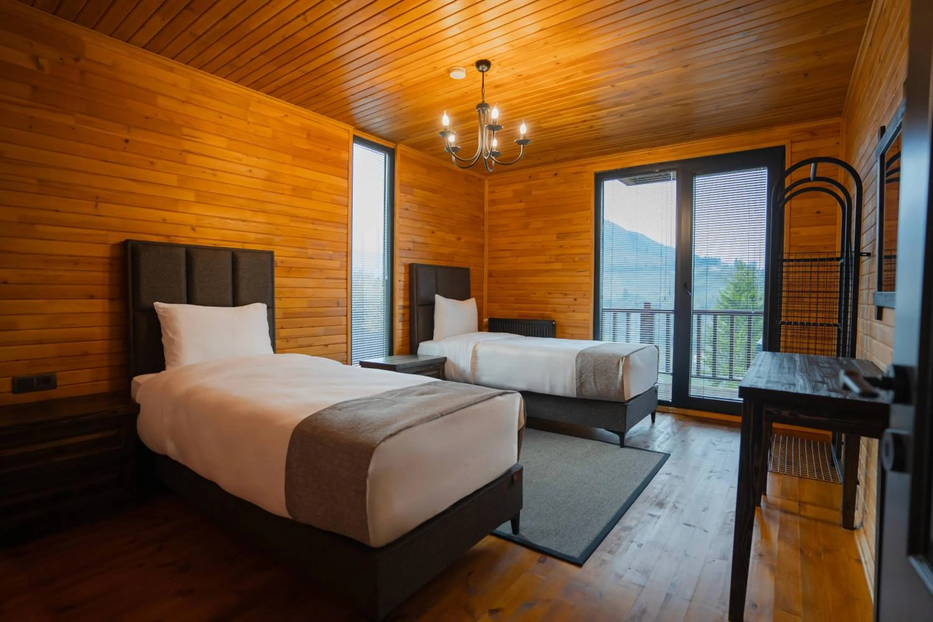 Bed in Mağmat Resort & Bungalows