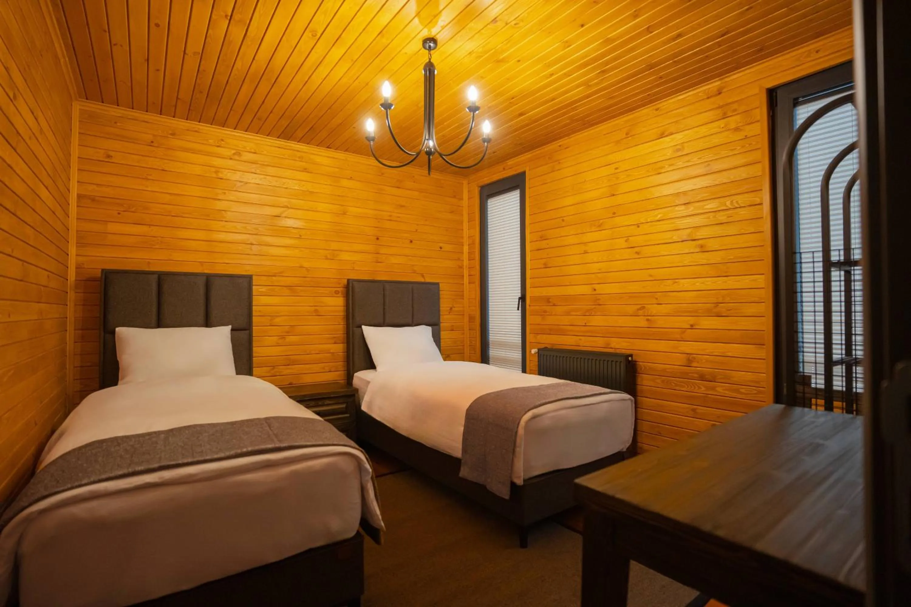 Bed in Mağmat Resort & Bungalows