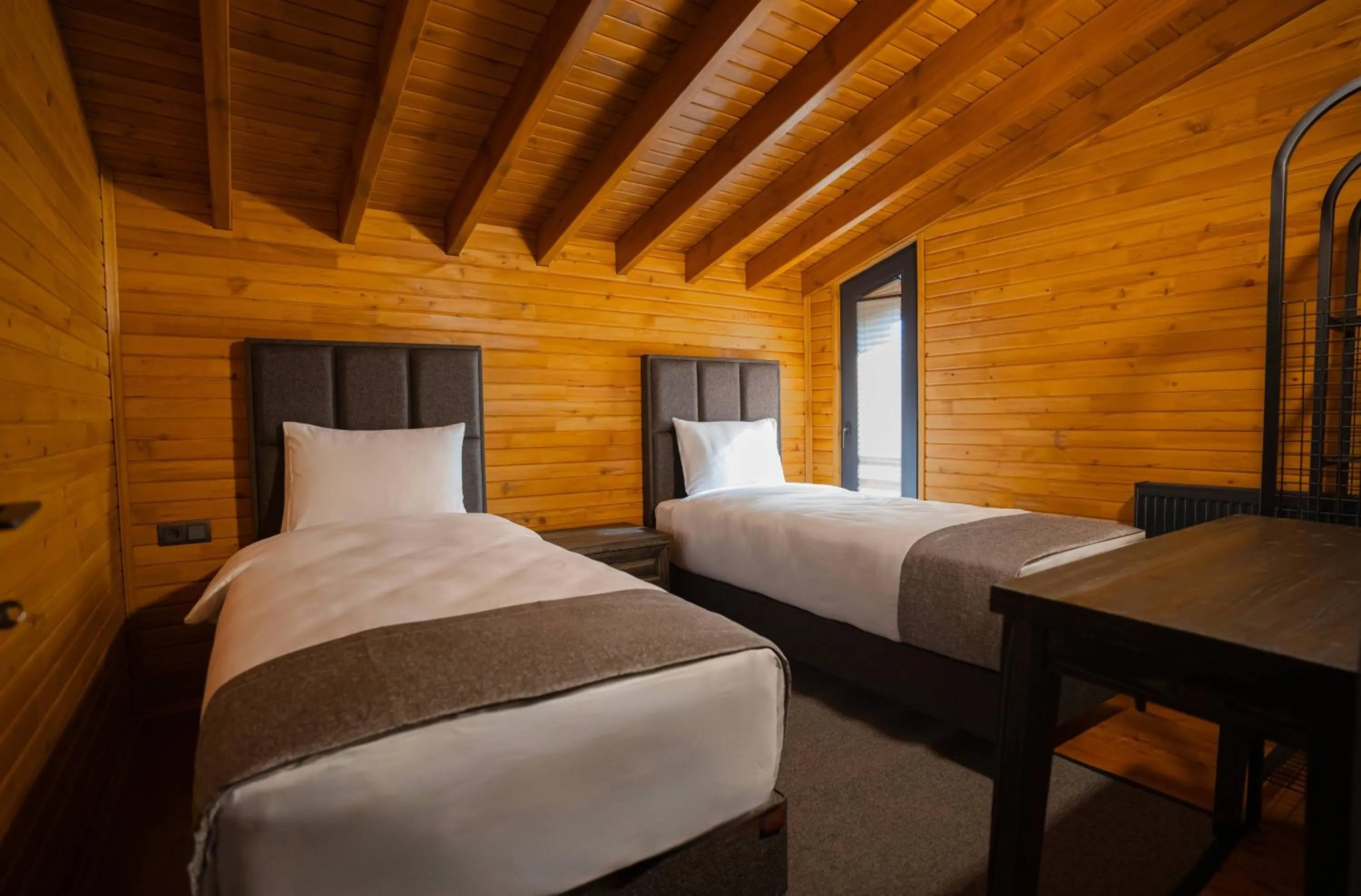 Bed in Mağmat Resort & Bungalows