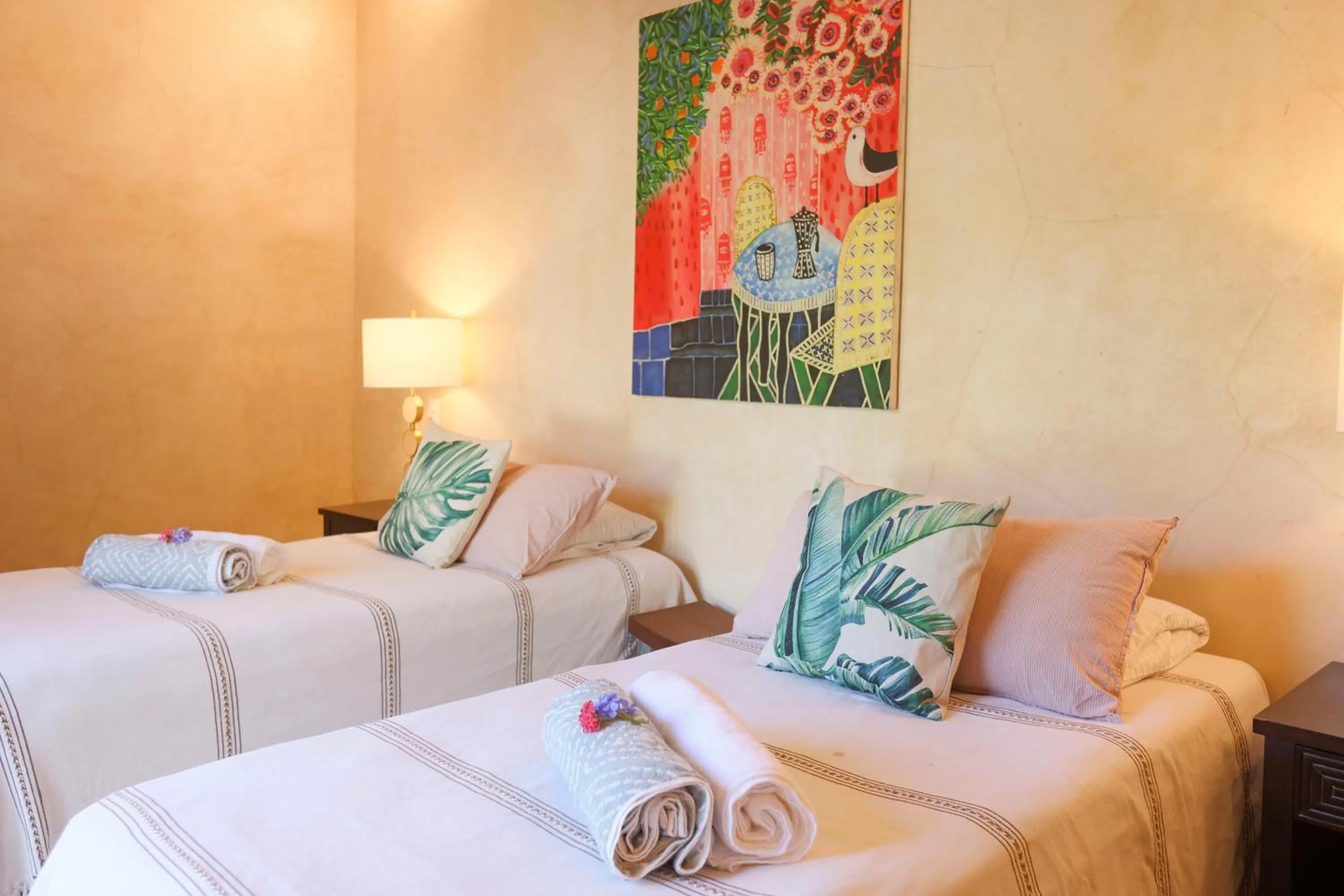 Bed in Nomada Wellness Hotel