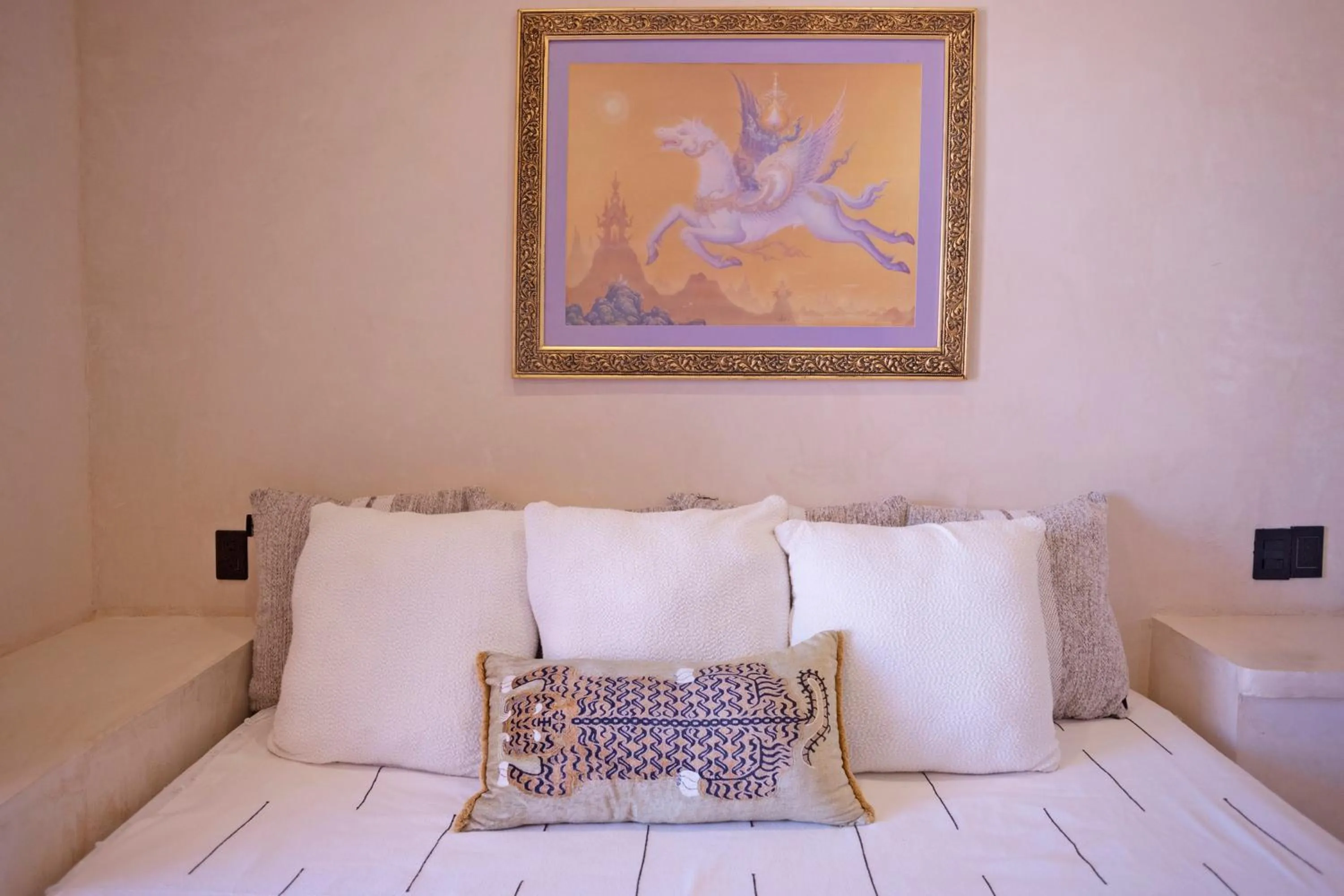 Bed in Nomada Wellness Hotel