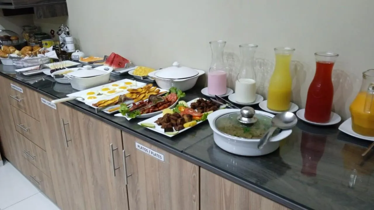 Buffet breakfast in Bora Hotel