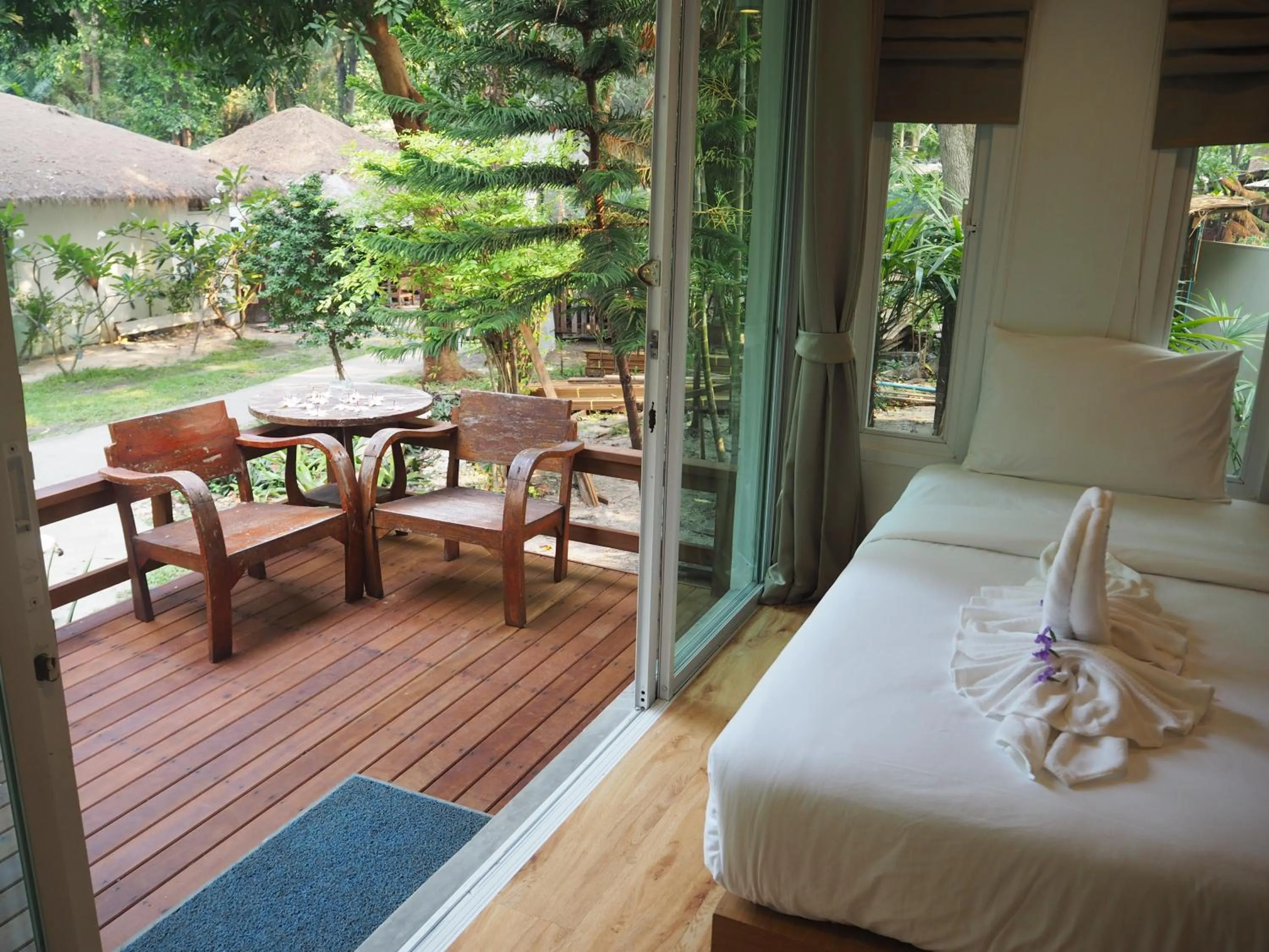 Patio in Larissa Samed resort