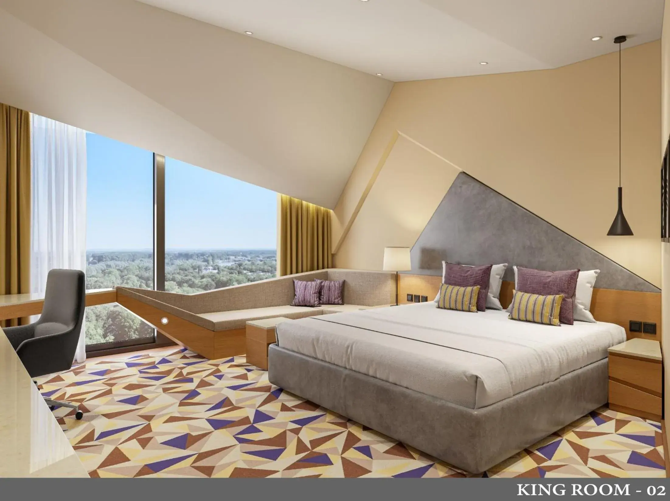 Deluxe King Room - single occupancy in Vivanta New Delhi, Dwarka Deluxe King Room - single occupancy in Vivanta New Delhi, Dwarka