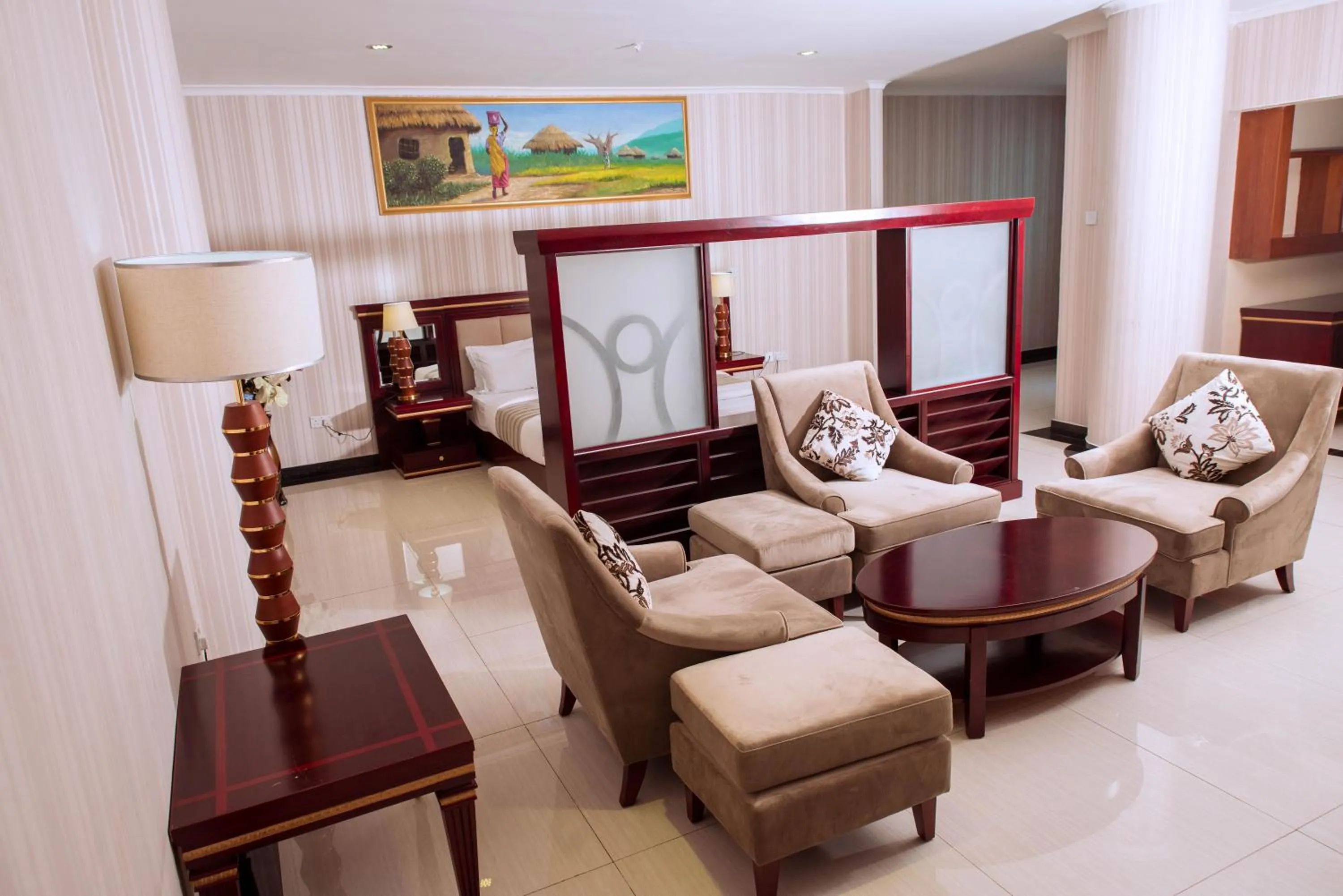 Bedroom in Peacock Hotel