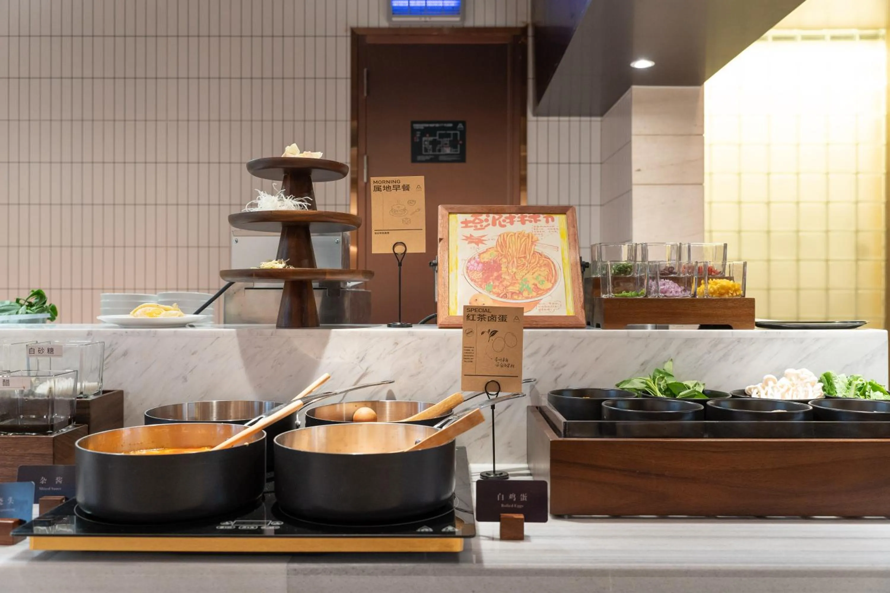 Buffet breakfast in Atour Hotel Chongqing Jiangbei Airport Huanshan Park