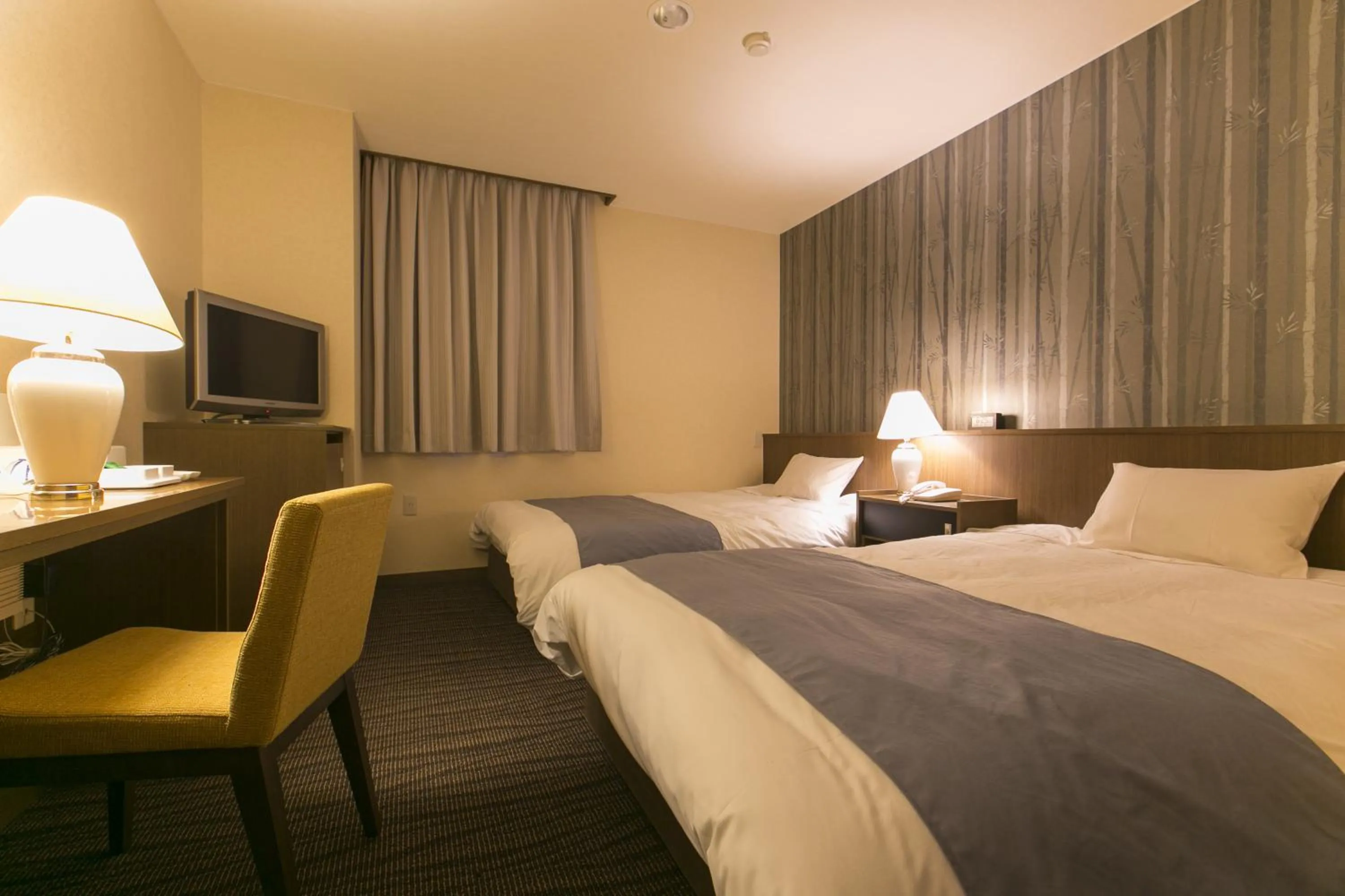 Photo of the whole room, Bed in Fujisan Station Hotel