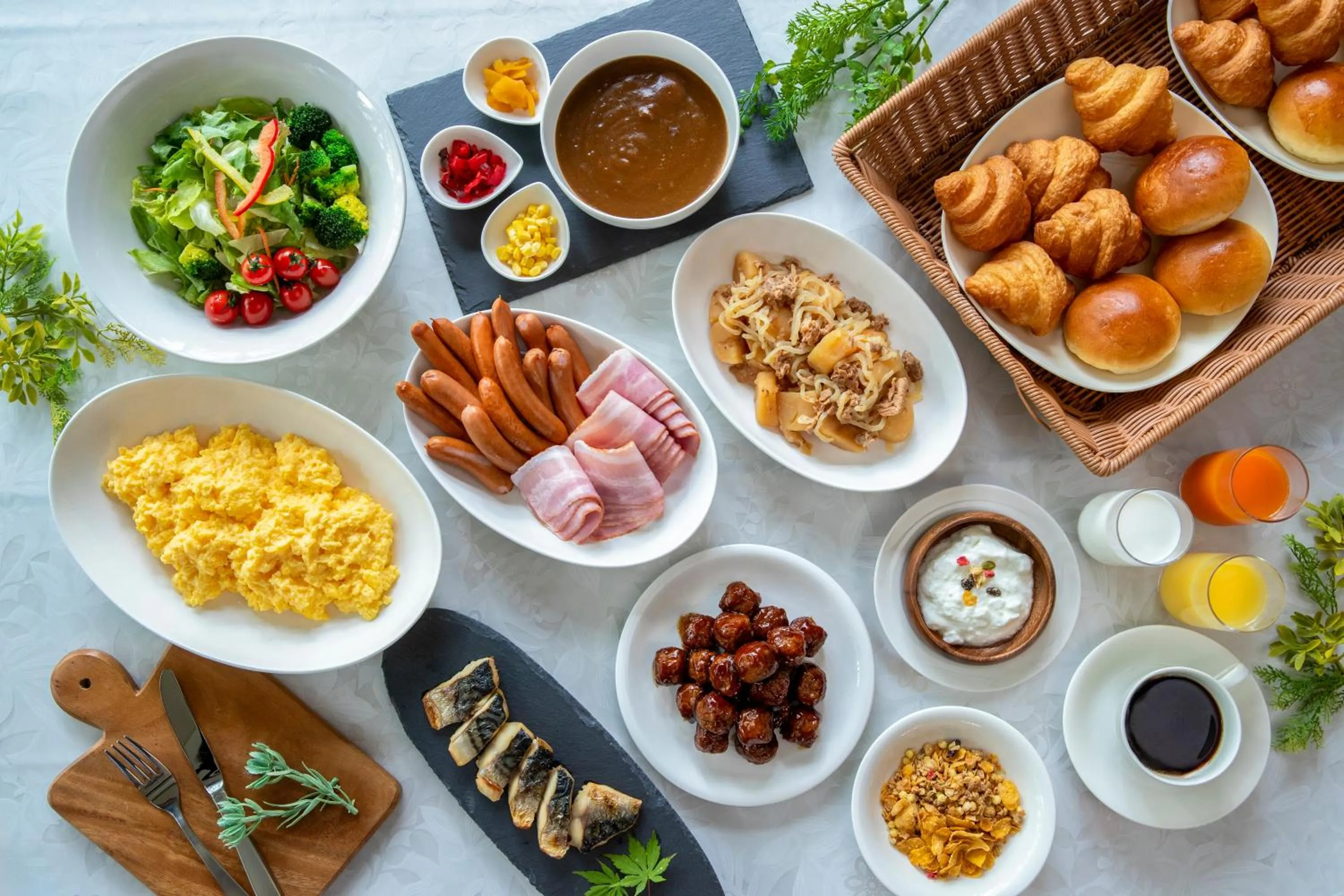 Breakfast in Fujisan Station Hotel