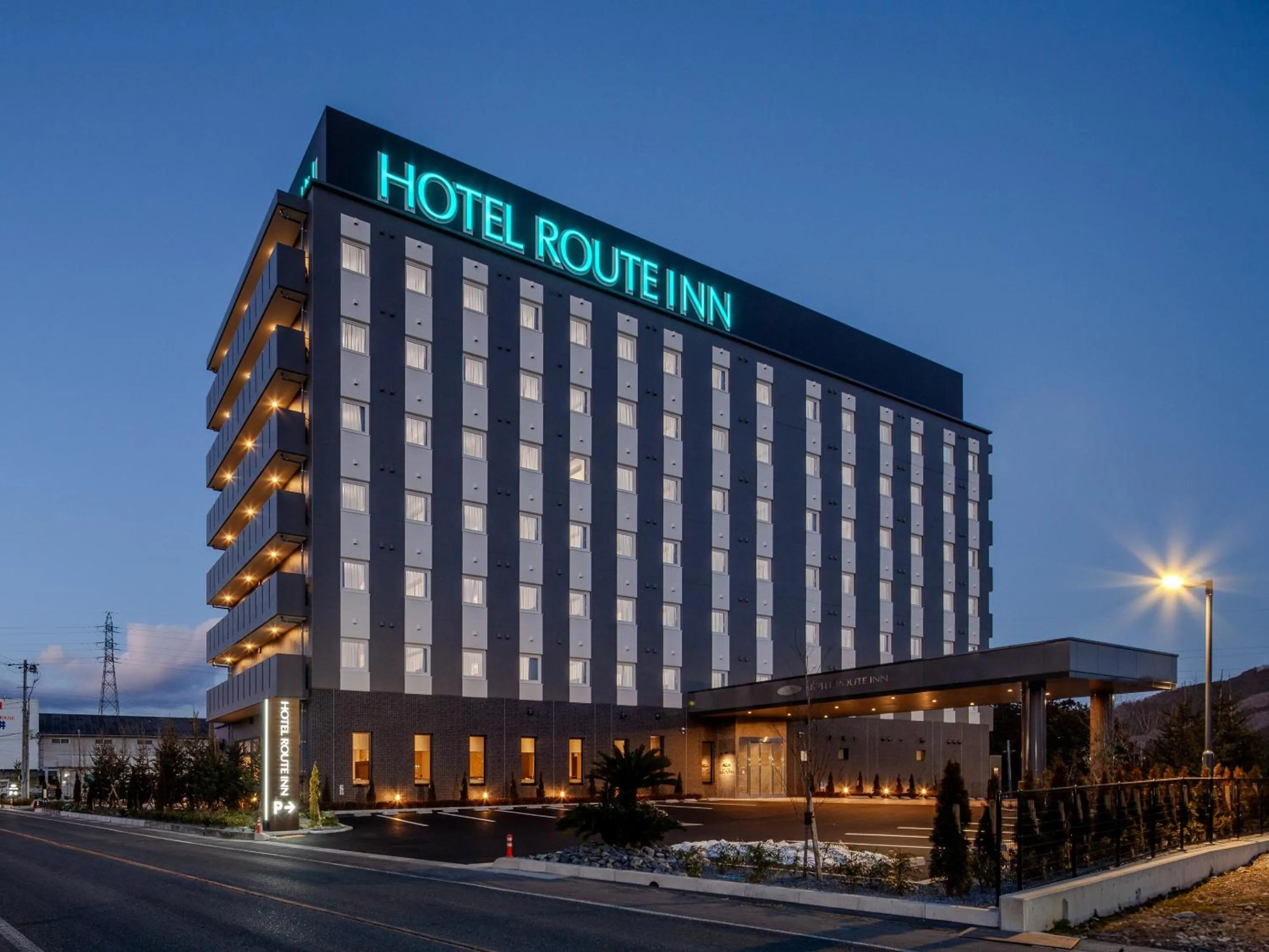 Property building in Hotel Route Inn Okayama Maniwa