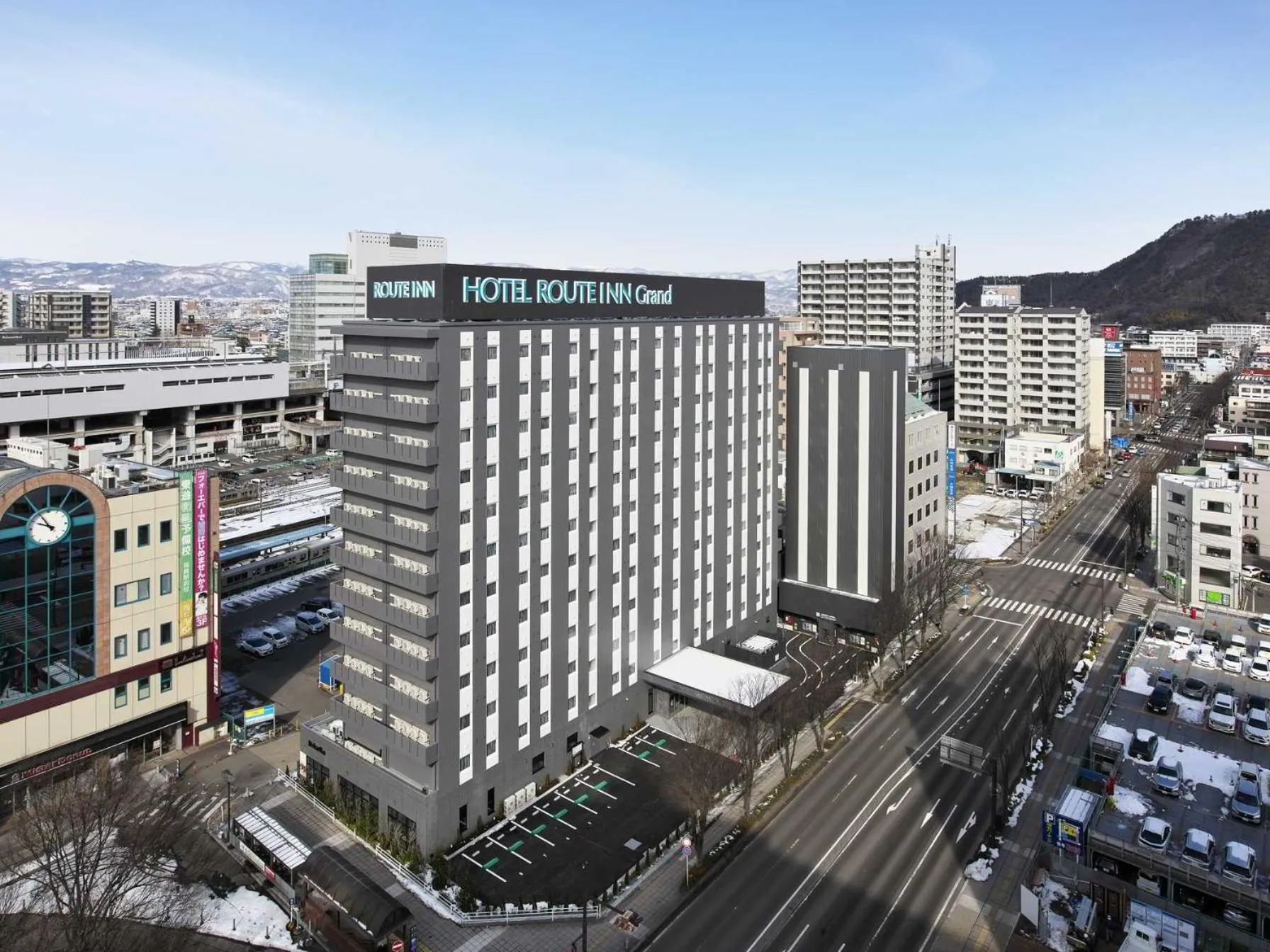 Property building in Hotel Route Inn Grand Fukushima Ekimae Higashiguchi