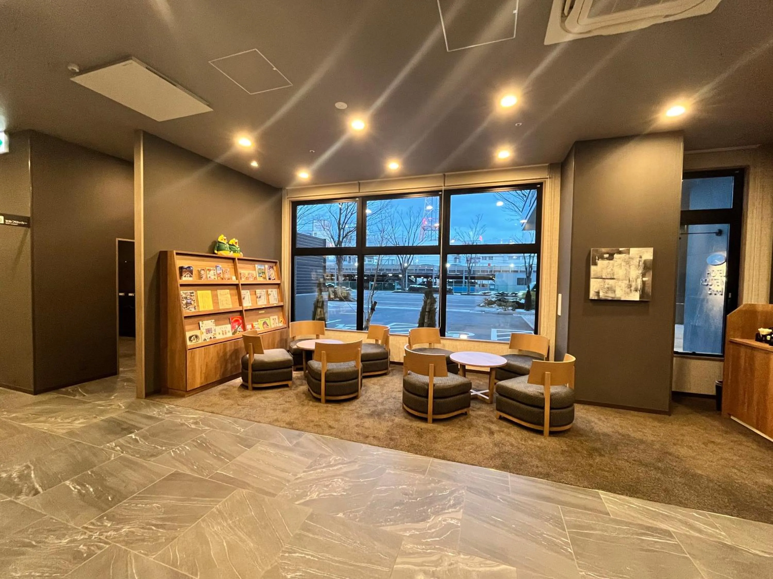 Lobby or reception in Hotel Route Inn Grand Fukushima Ekimae Higashiguchi