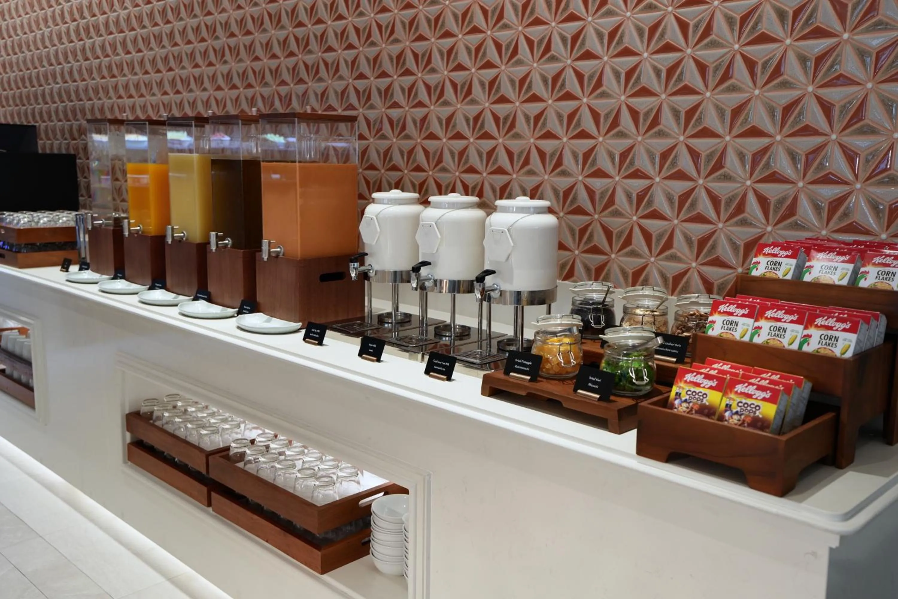 Buffet breakfast in Grande Centre Point Lumphini Bangkok