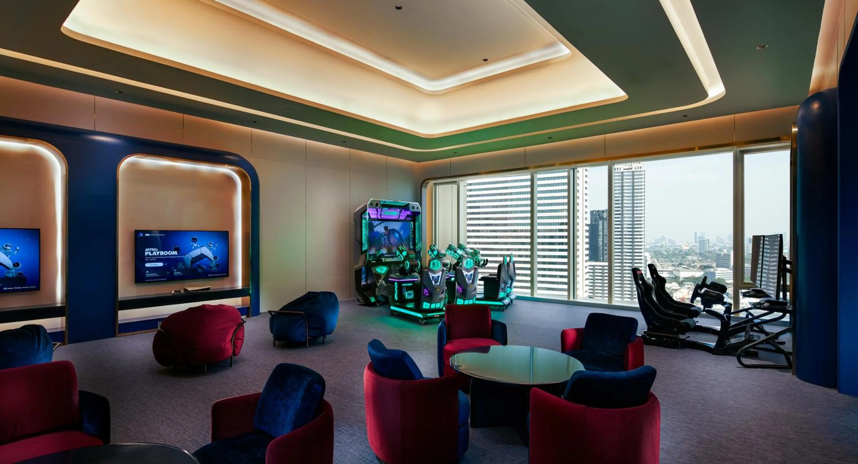 Game Room in Grande Centre Point Lumphini Bangkok