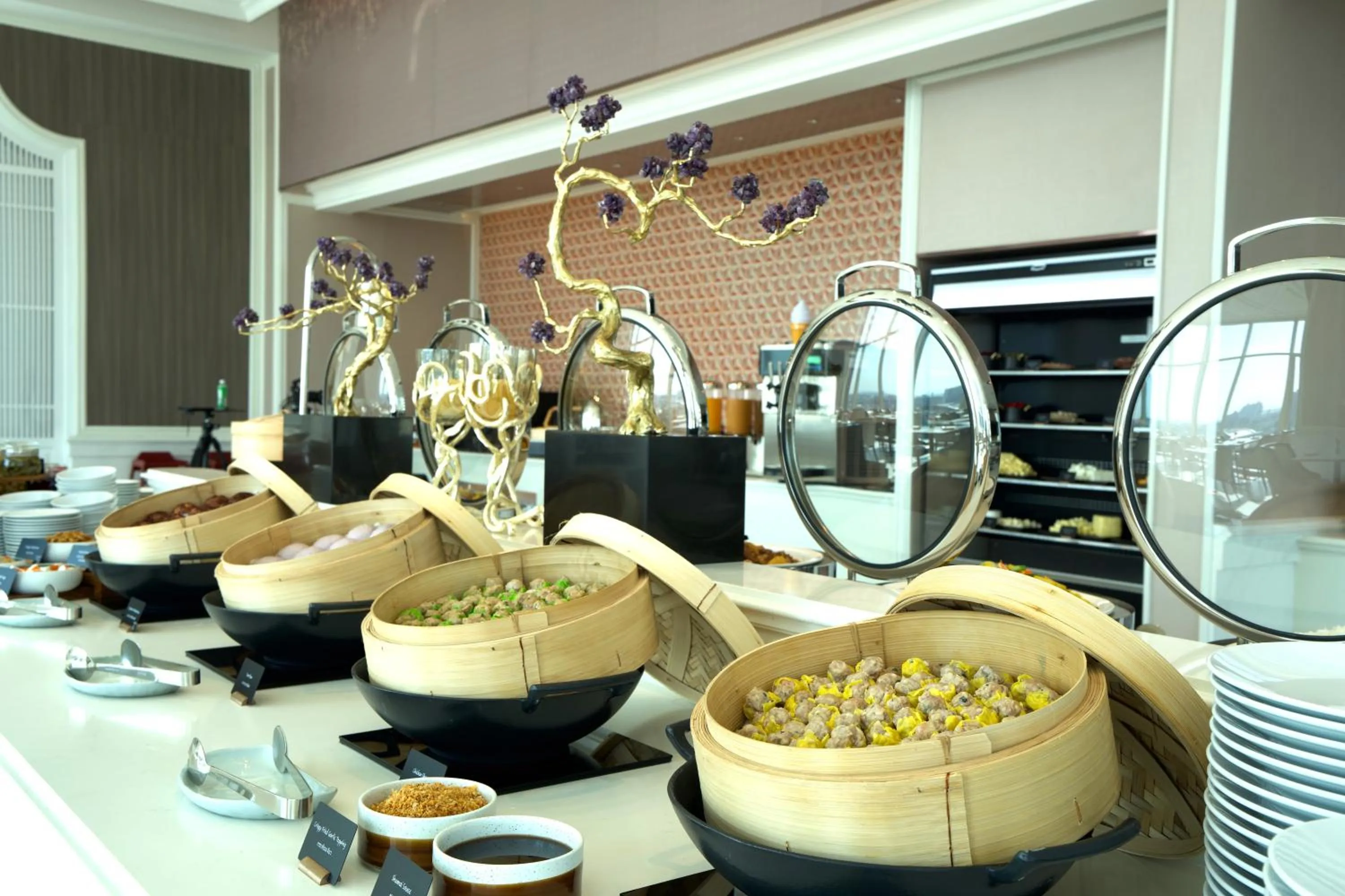 Buffet breakfast in Grande Centre Point Lumphini Bangkok