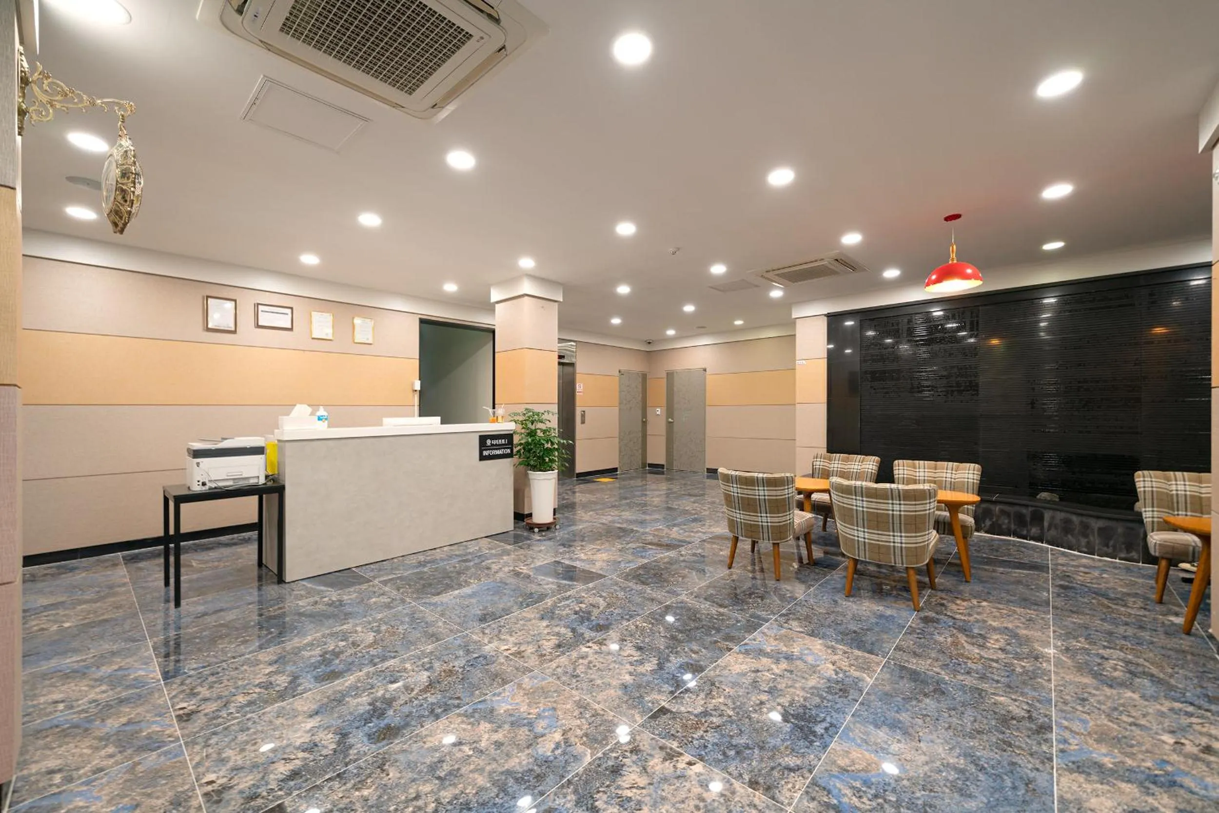 Lobby or reception in FromH T Resort Jeju Seongsan