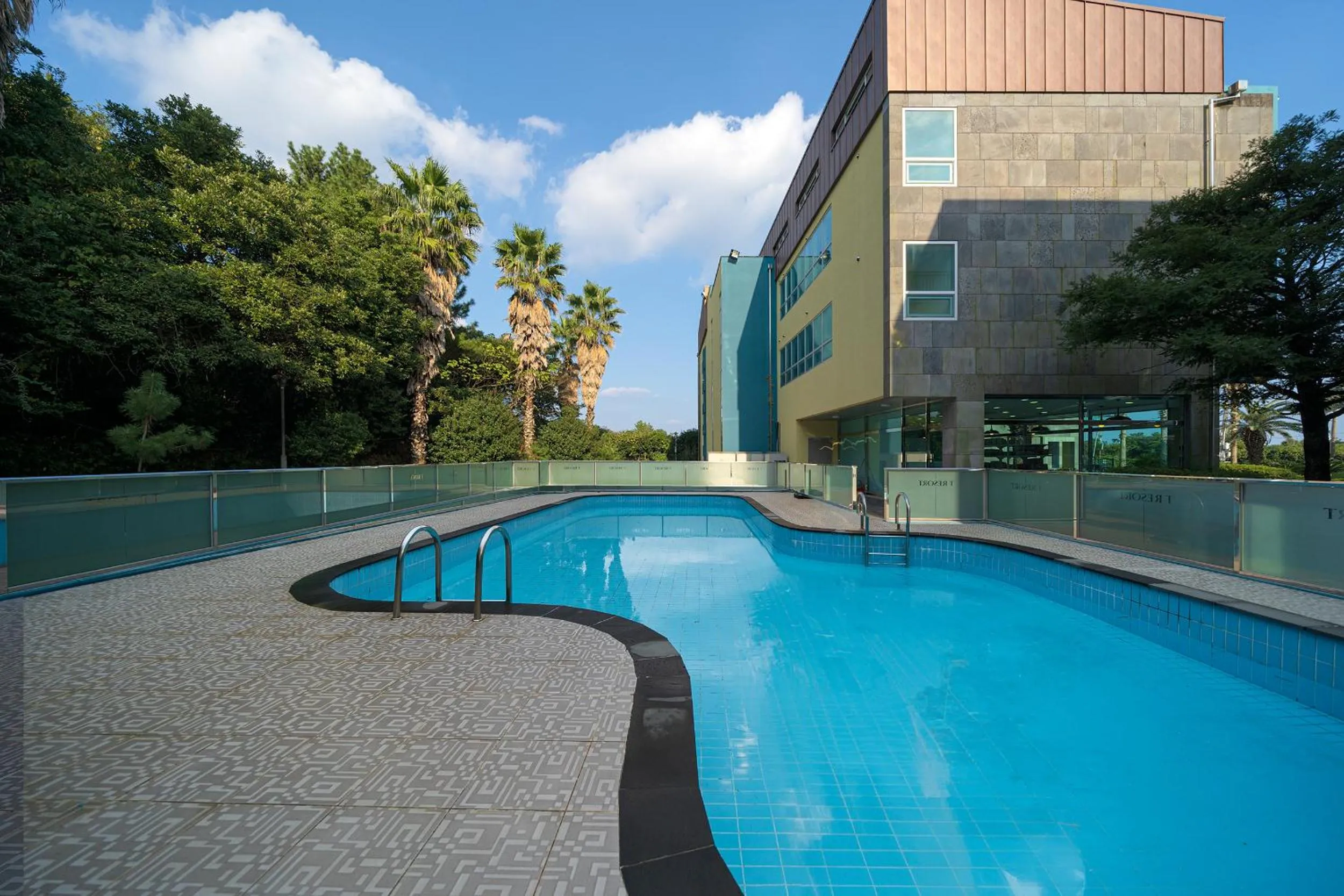 Swimming pool in FromH T Resort Jeju Seongsan