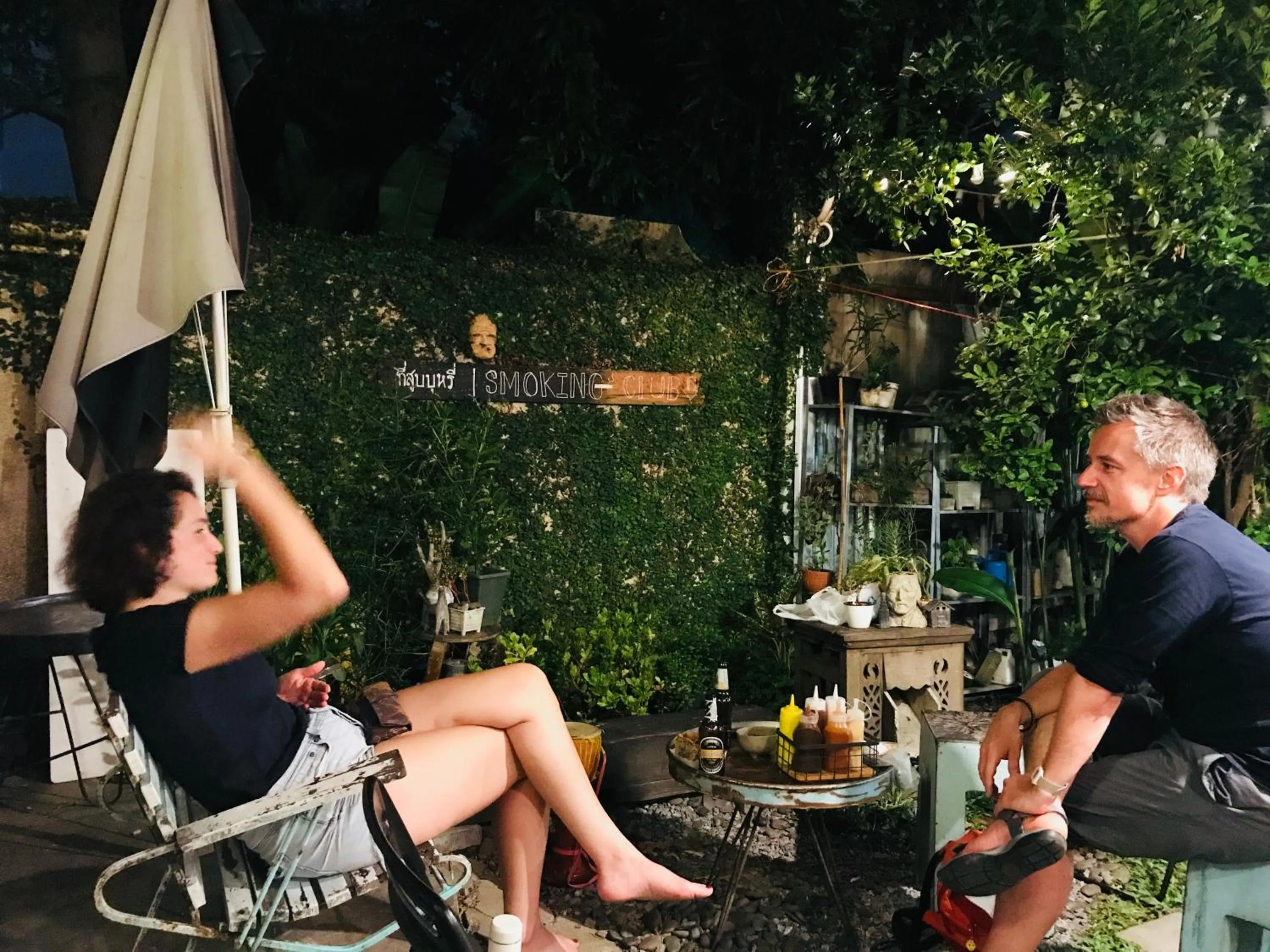 Garden in The Yard Bangkok Hostel