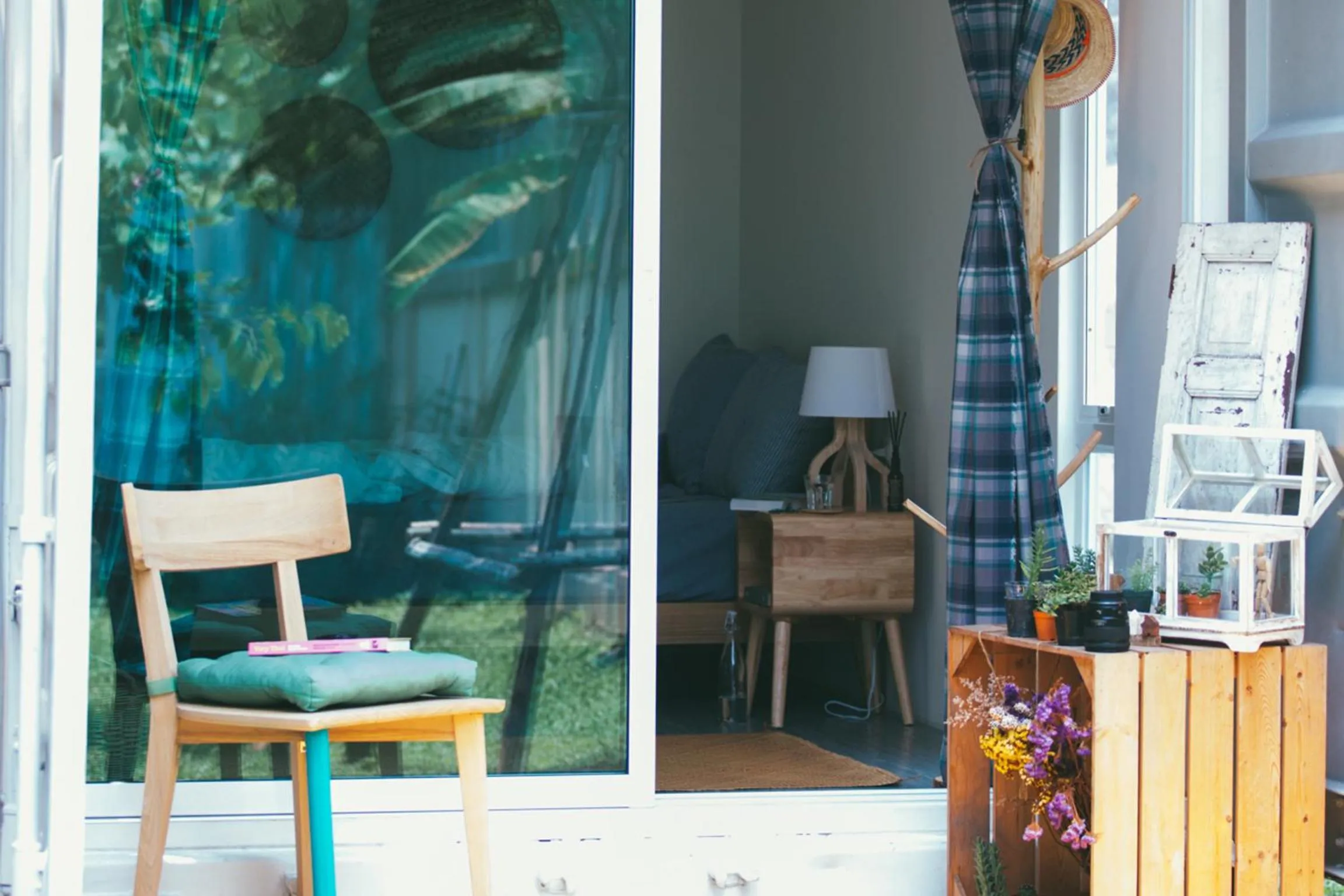 Patio in The Yard Bangkok Hostel