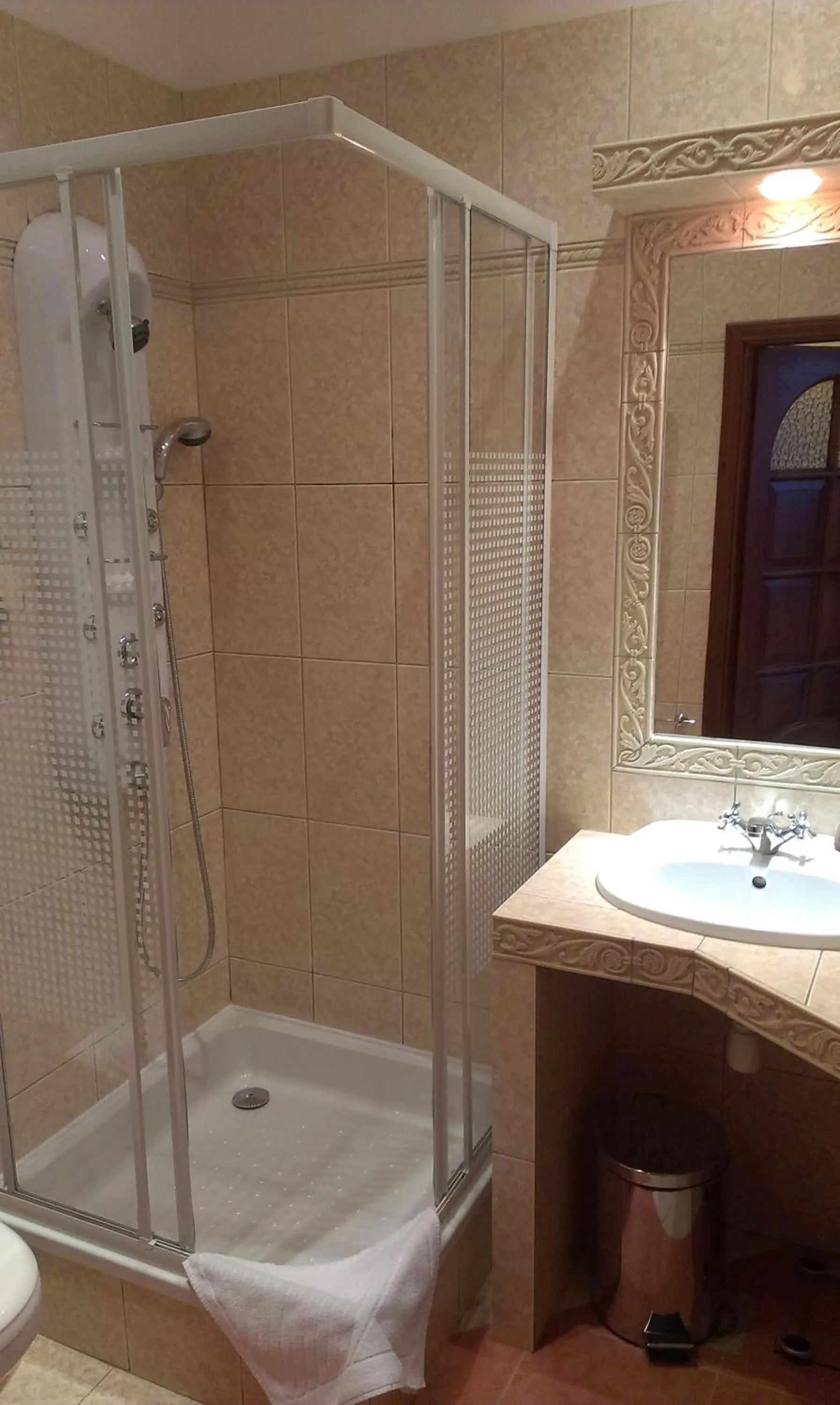 Shower in Hotel Bristol