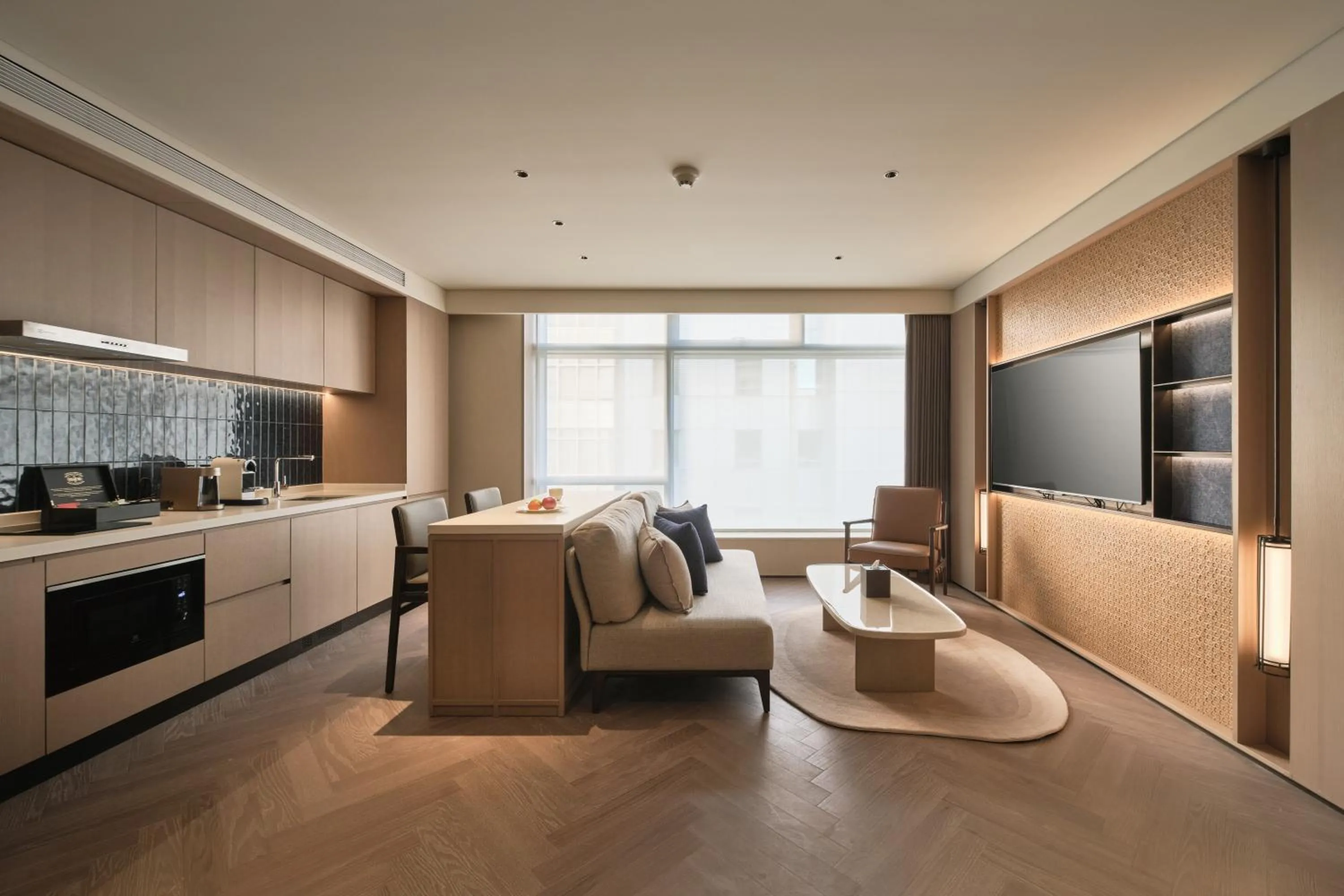 Seating area in Ming Hotel Nanjing - MGallery Collection