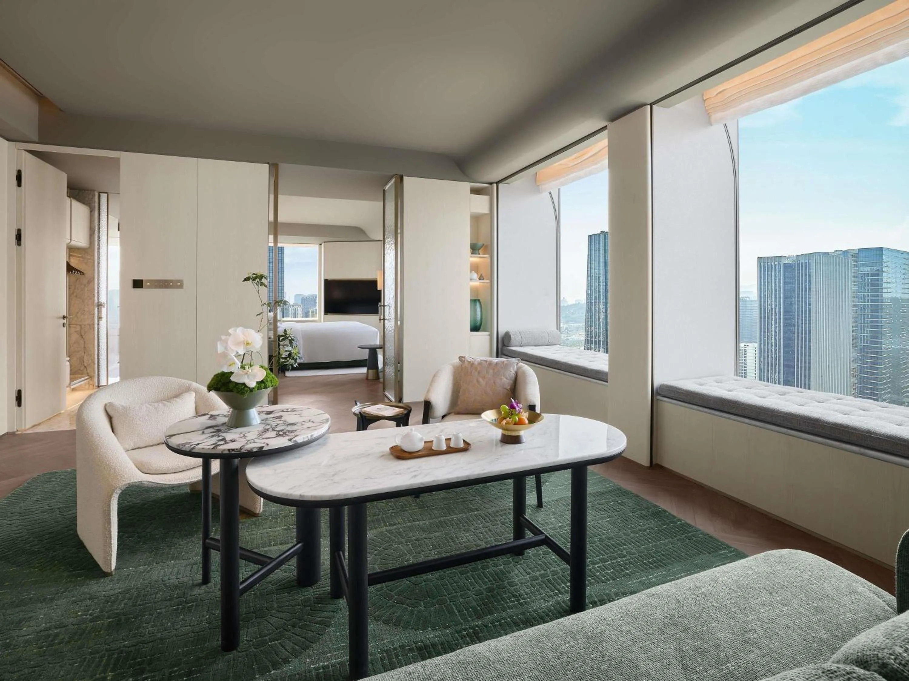 Bedroom, Bed in Fairmont Xiamen