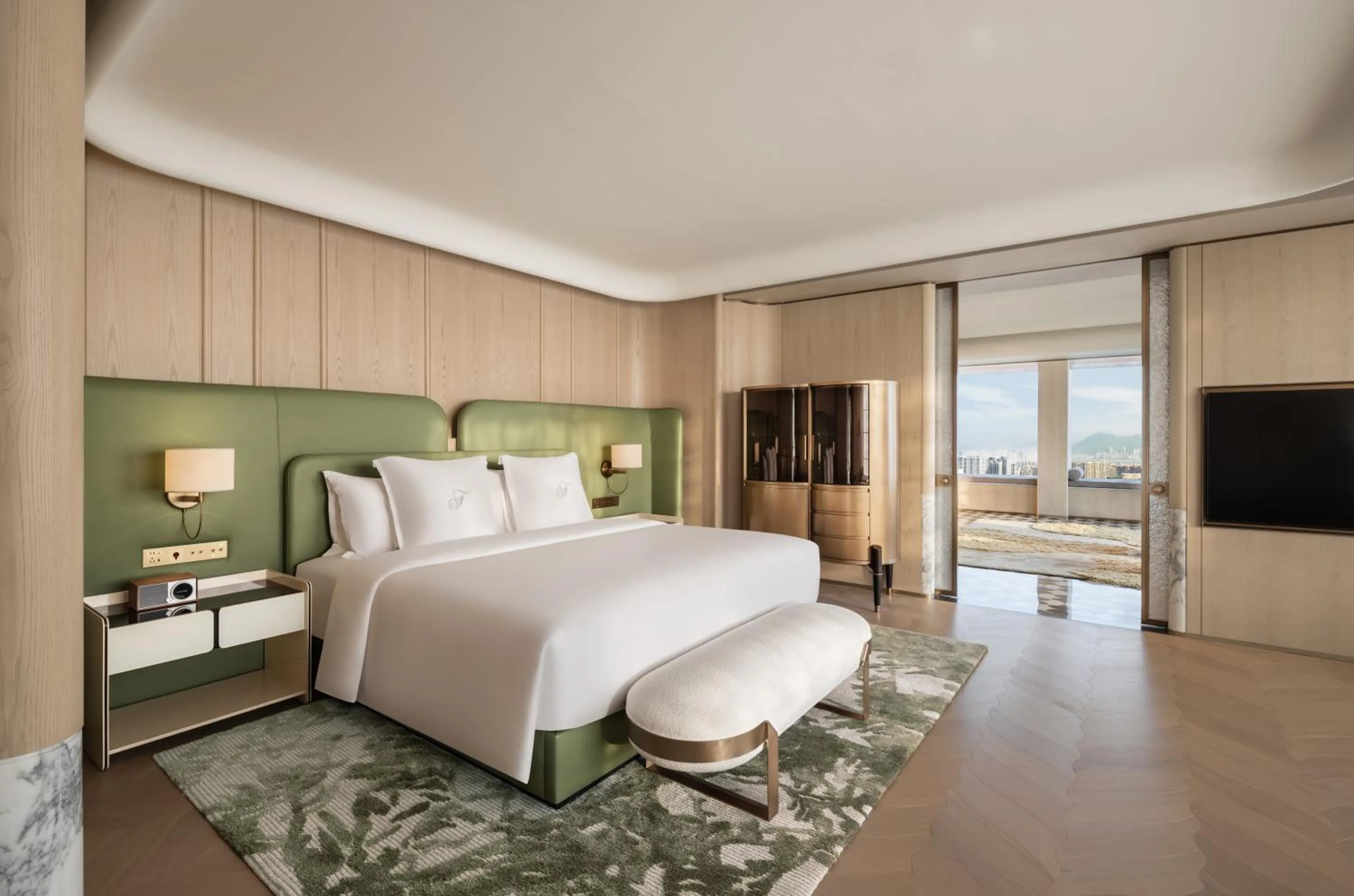 furniture, Bed in Fairmont Xiamen