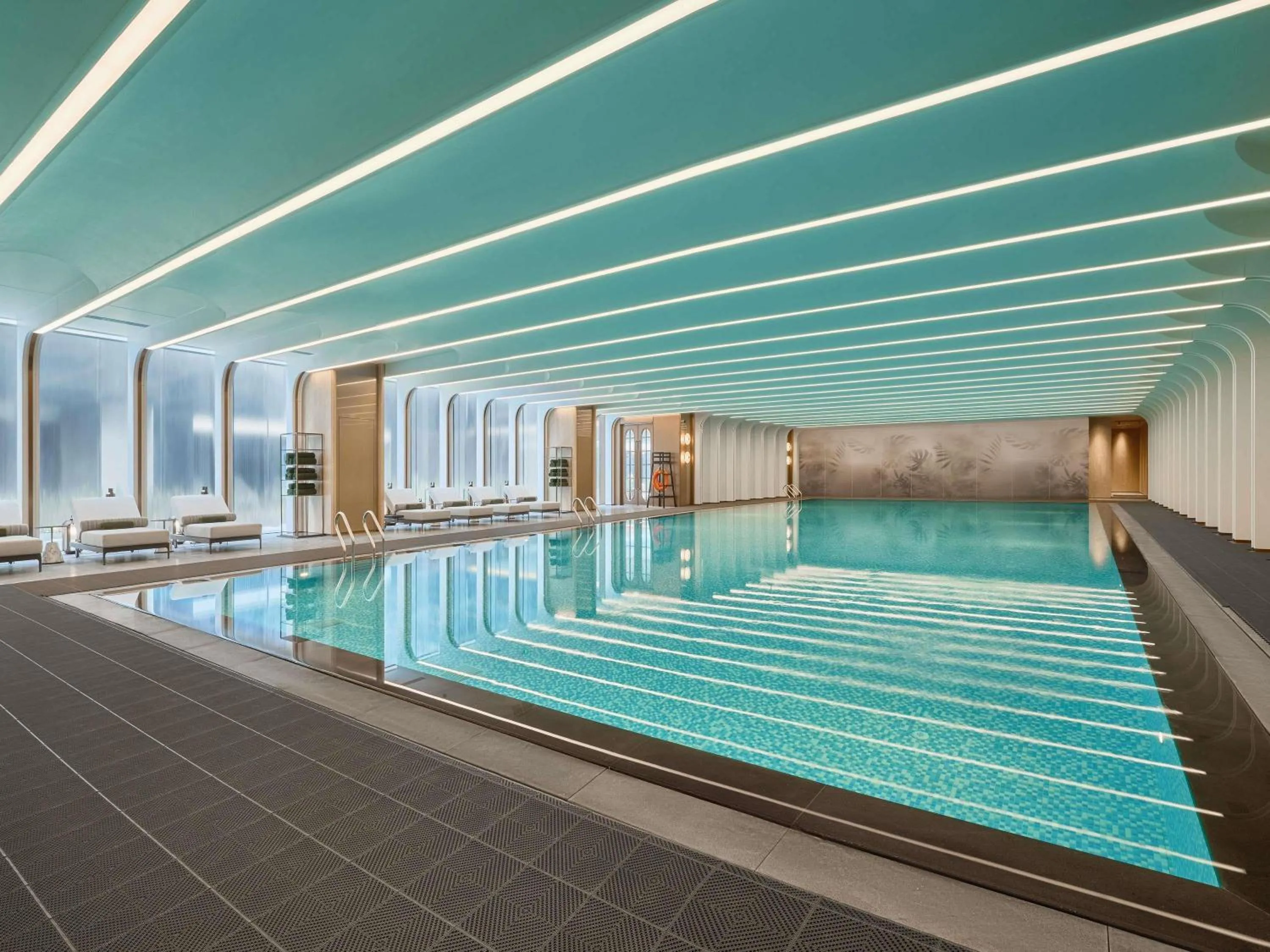 Pool view in Fairmont Xiamen