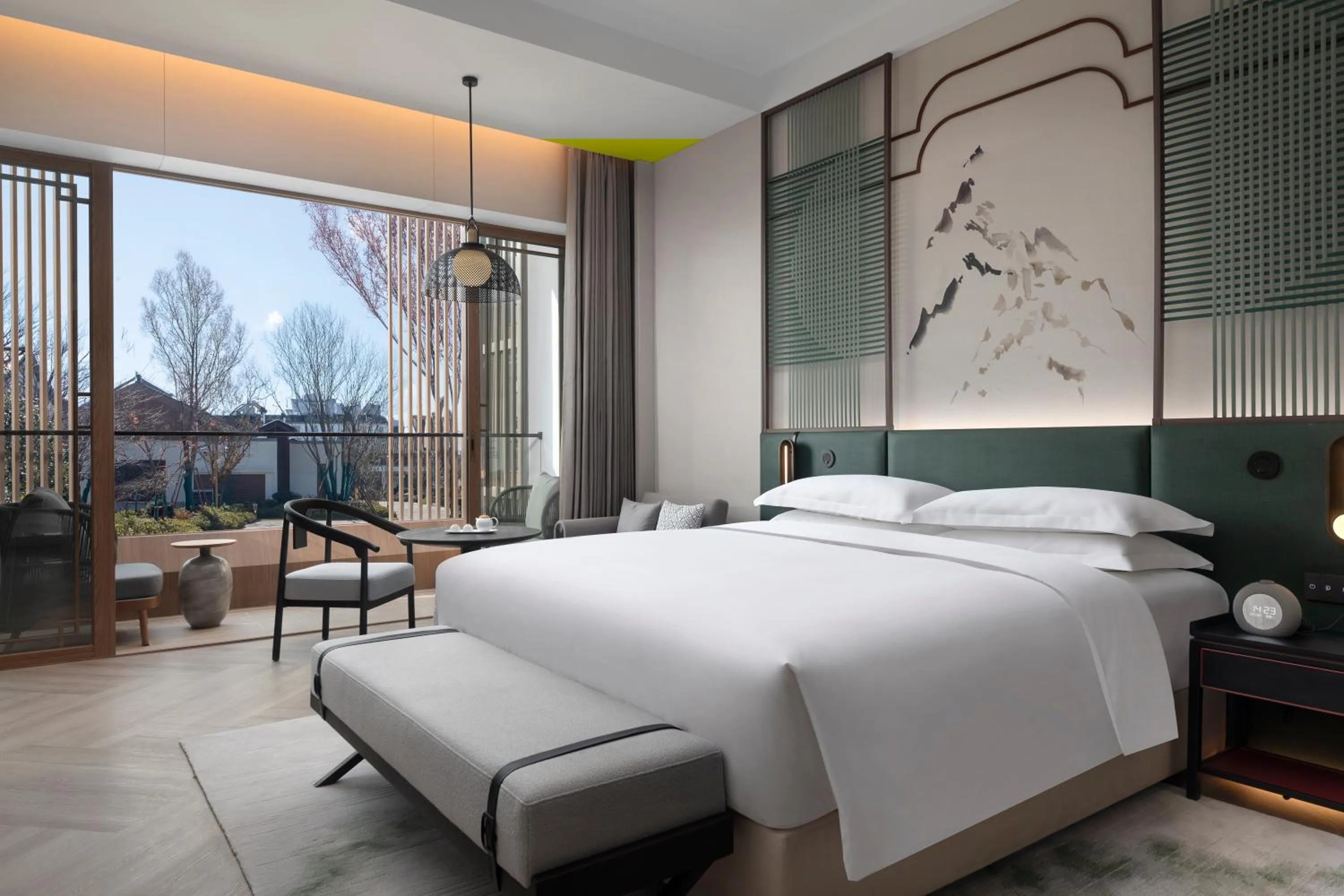 People, Bed in Dangkou Ancient Town Hotel Wuxi MGallery Collection