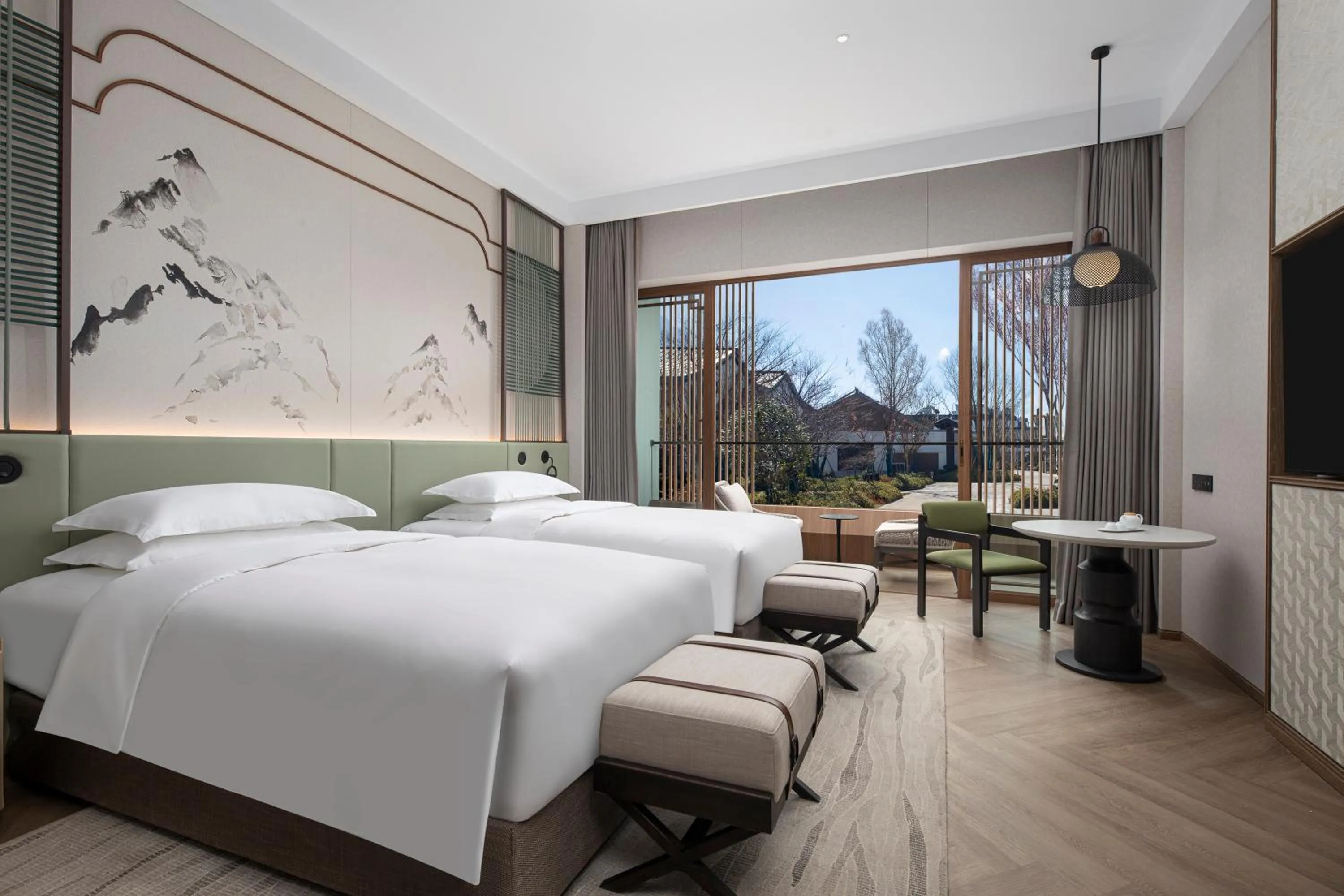 People, Bed in Dangkou Ancient Town Hotel Wuxi MGallery Collection