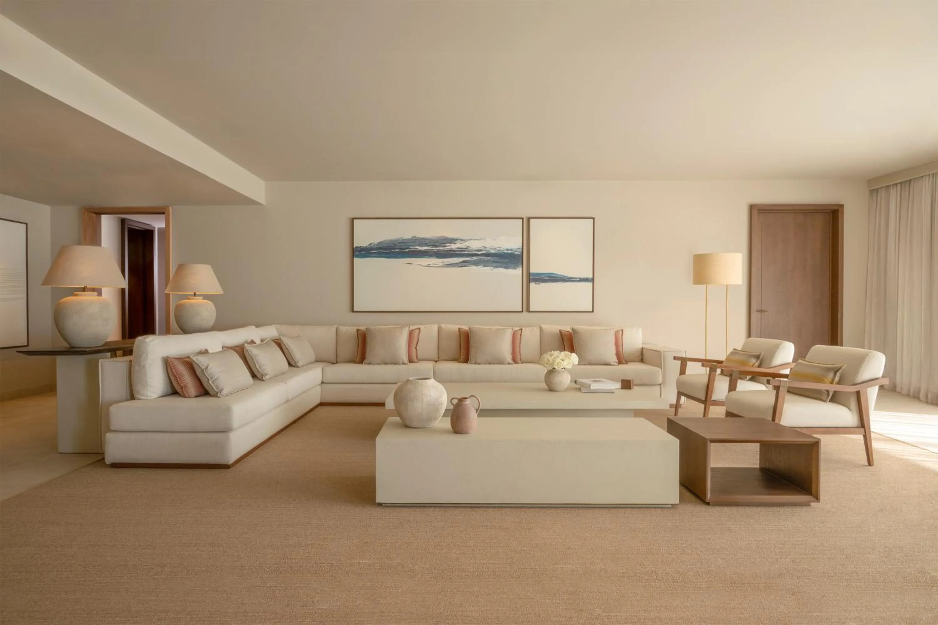 Living room in Fairmont La Hacienda Costa del Sol