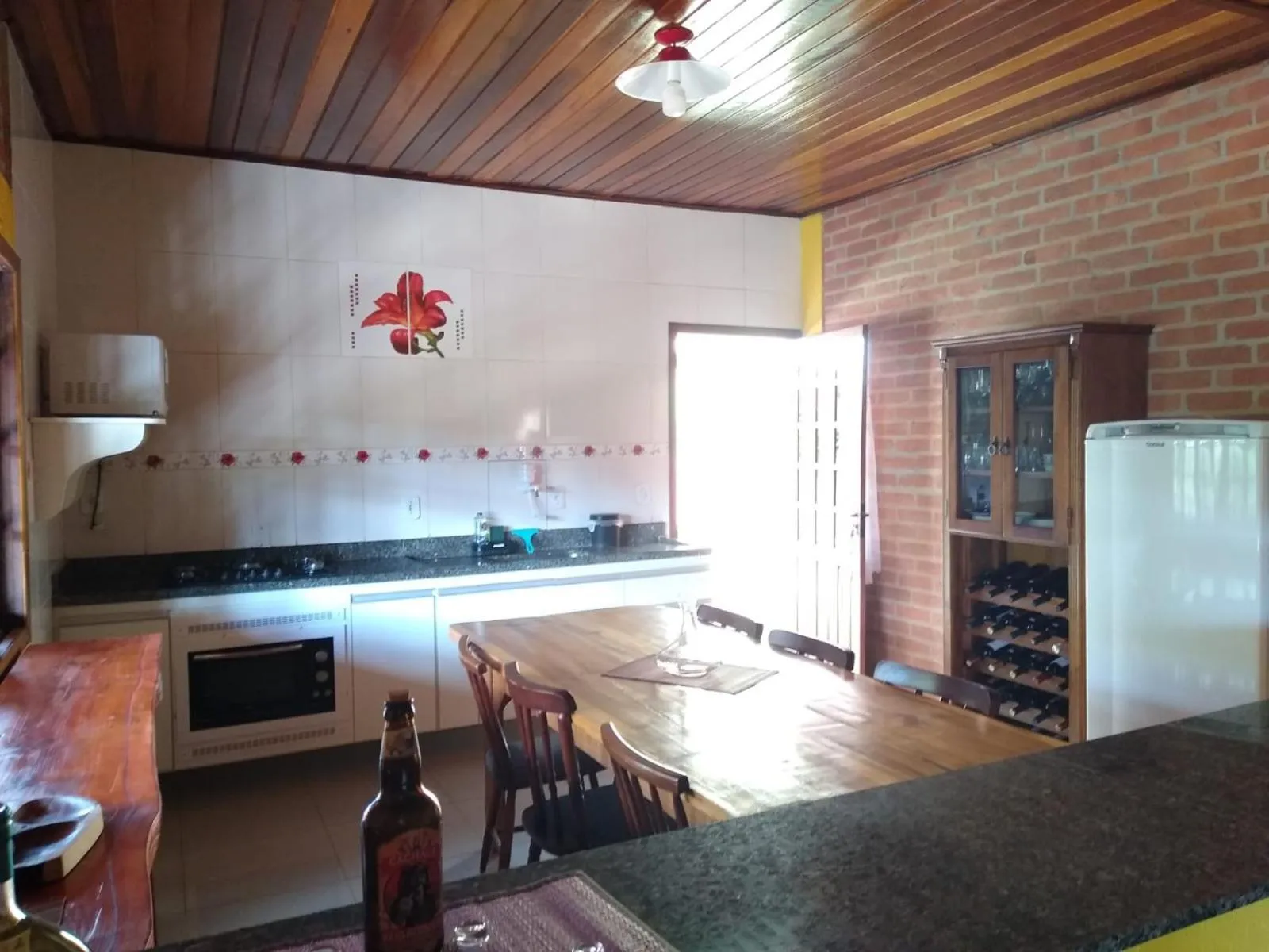 Kitchen or kitchenette in Espaço Recanto do Pico