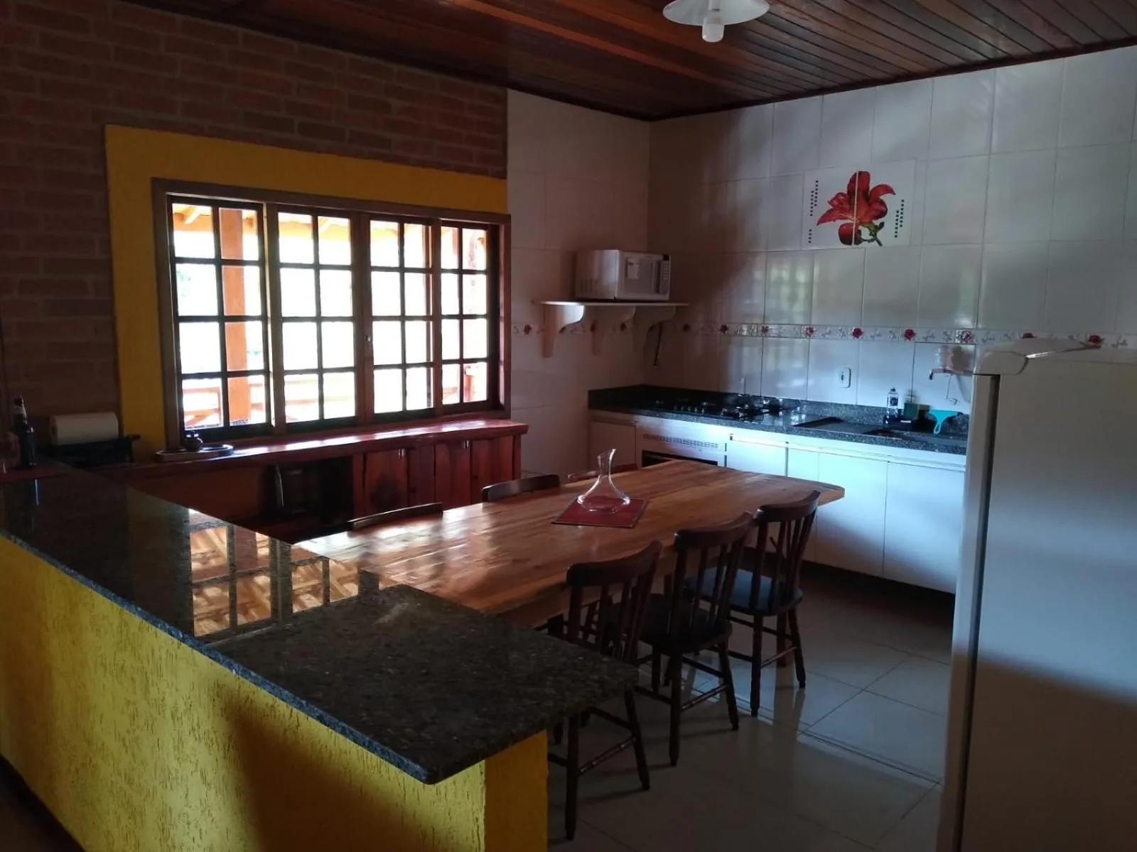 Kitchen or kitchenette in Espaço Recanto do Pico