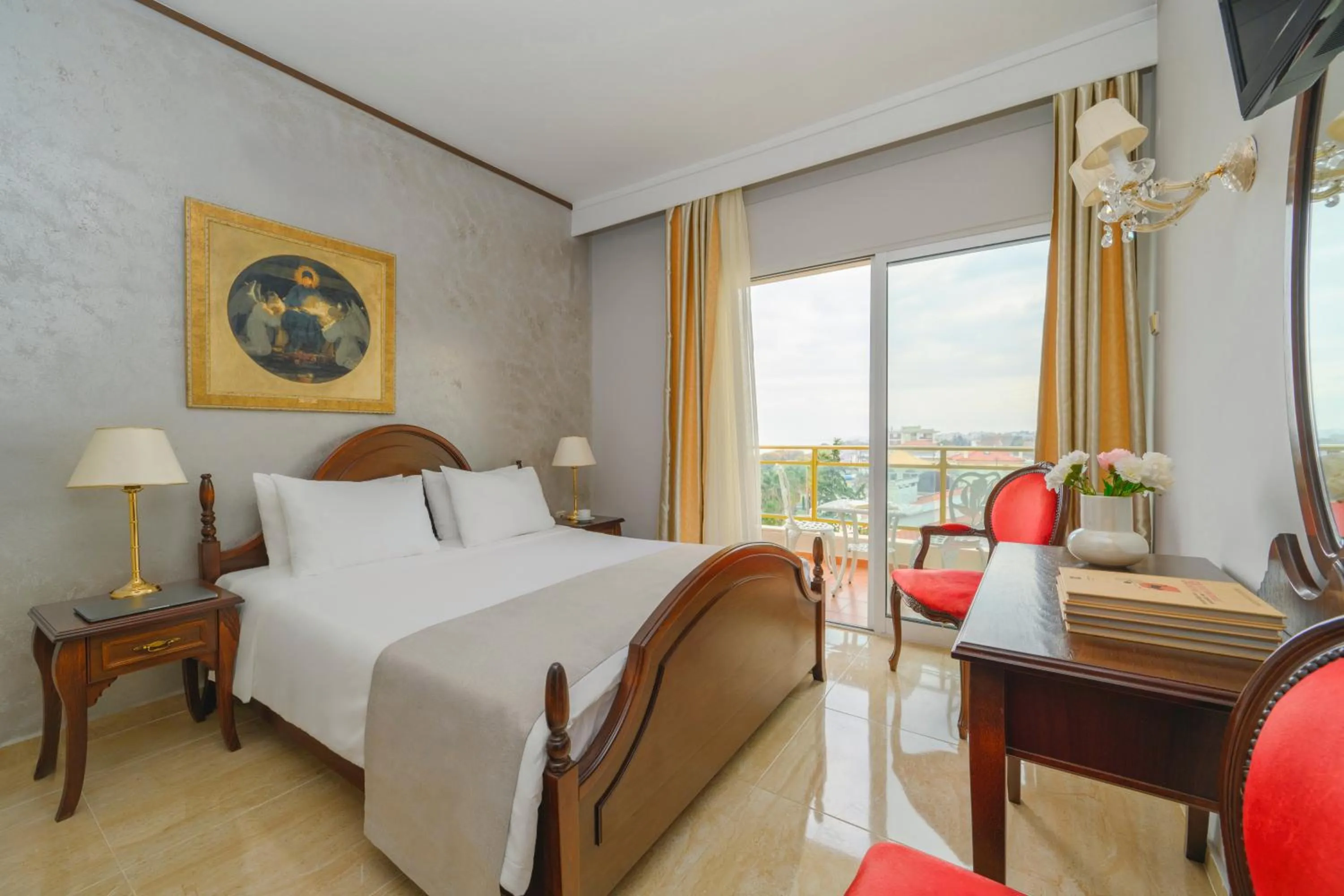 Bed in EONA BEACH RESORT by Greek Pride