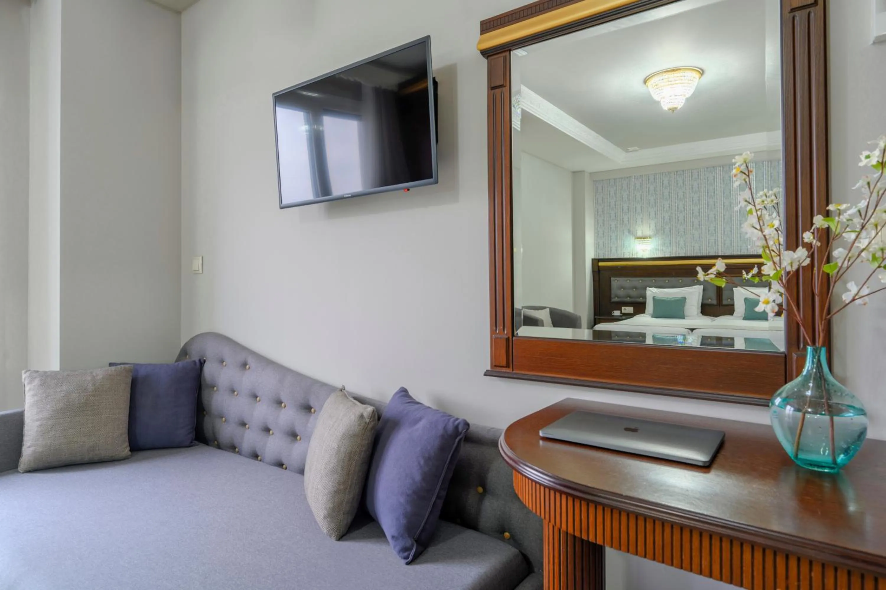 Seating area in EONA BEACH RESORT by Greek Pride