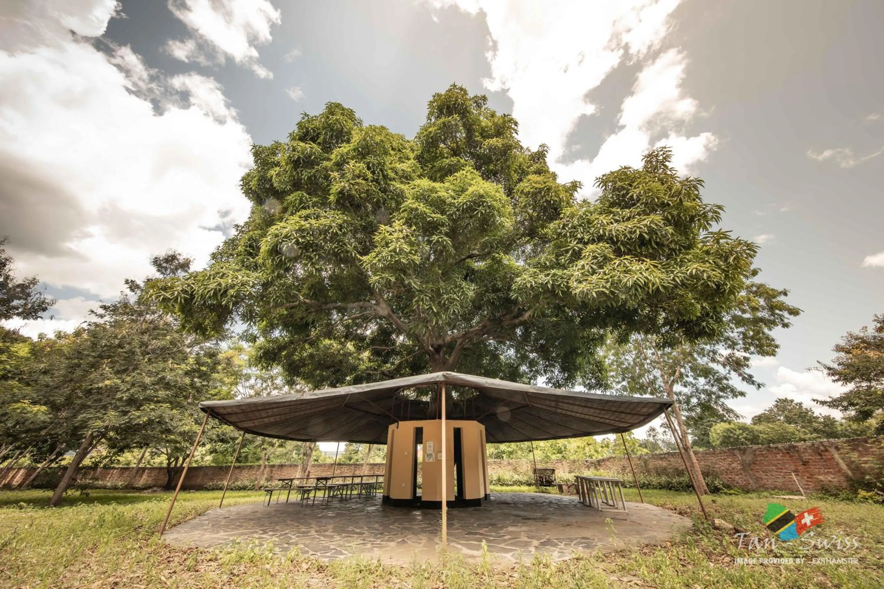 Garden in Tan-Swiss Lodge