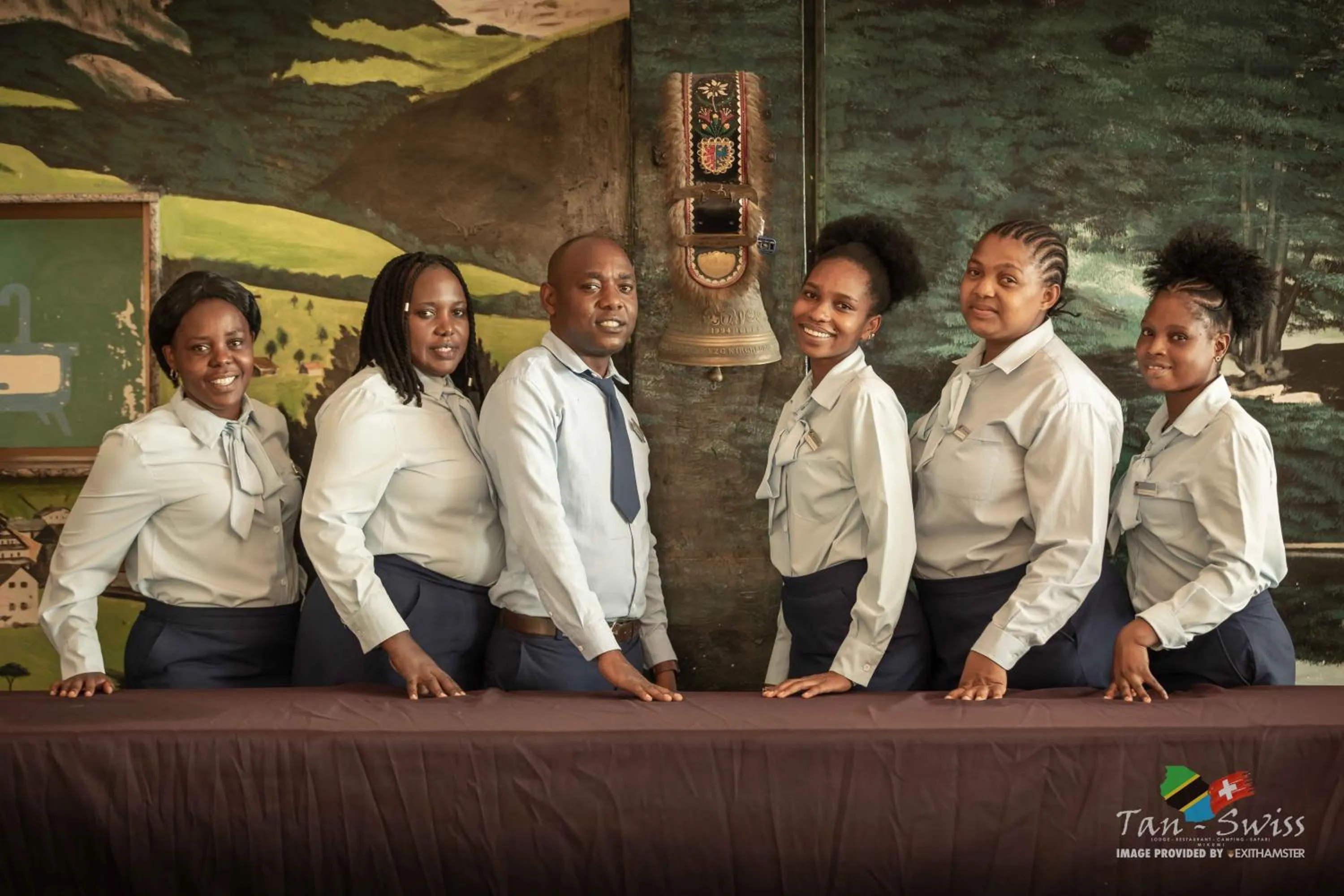 Staff in Tan-Swiss Lodge