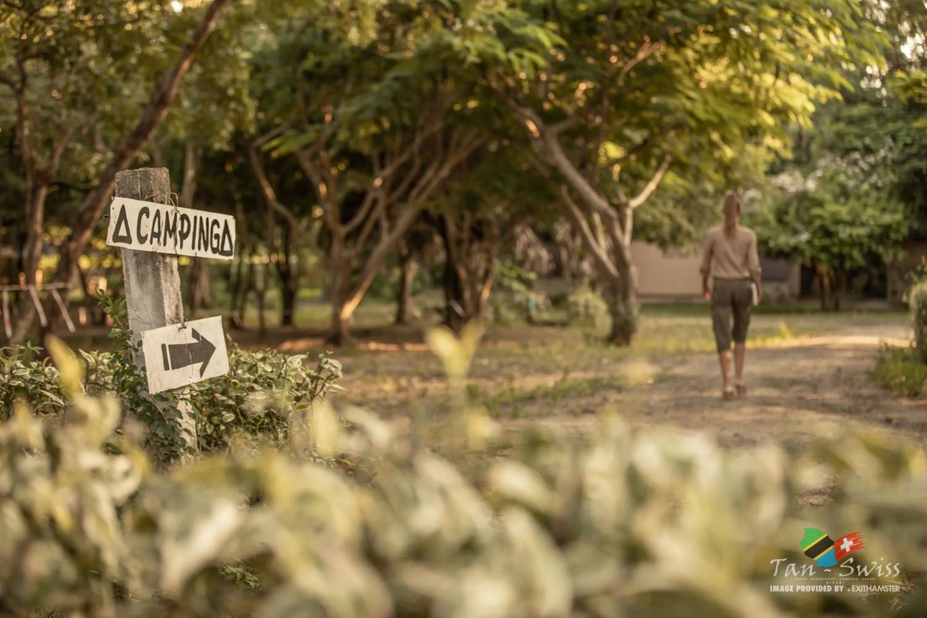 People in Tan-Swiss Lodge