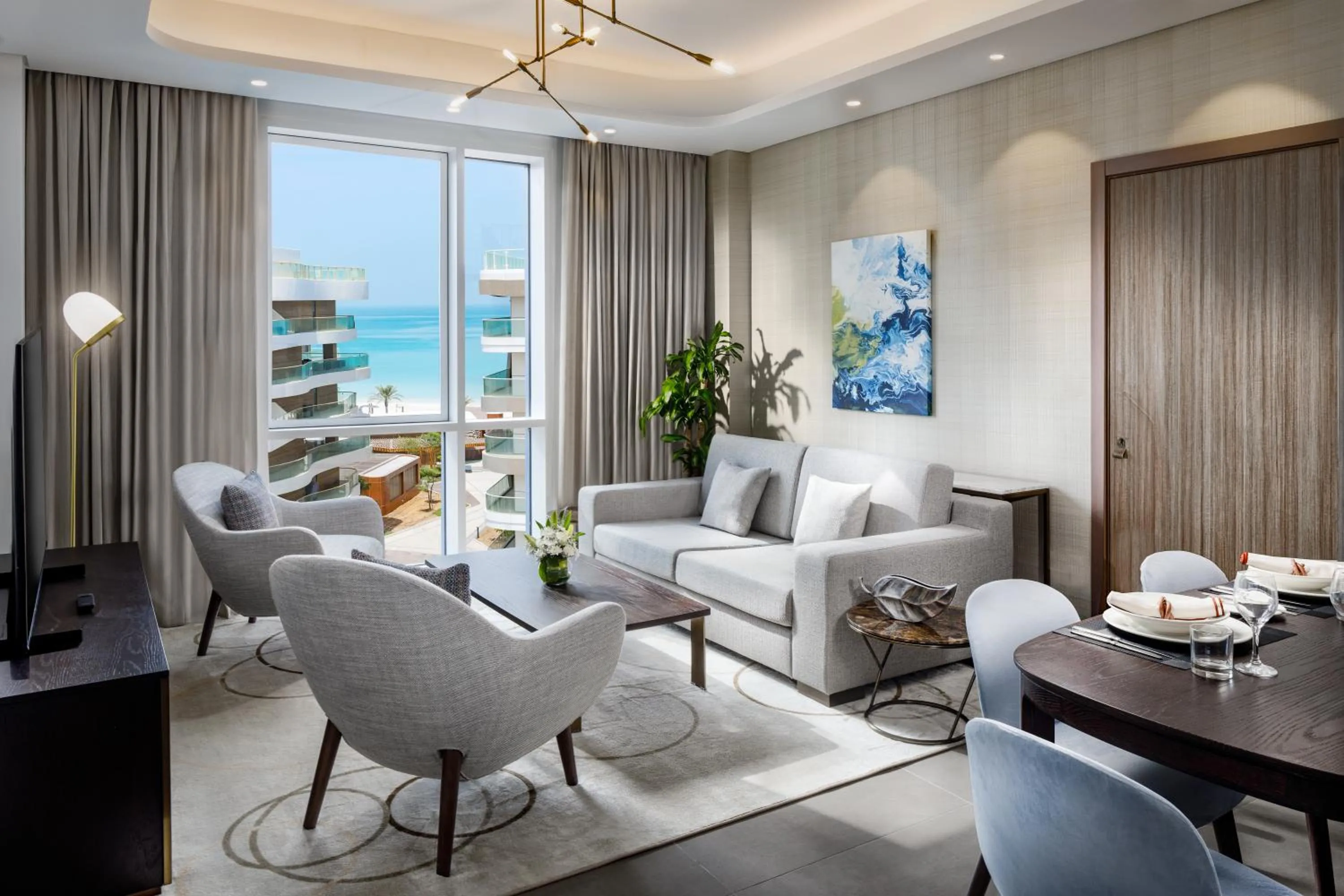 Living room in Millennium Residences Saadiyat Island