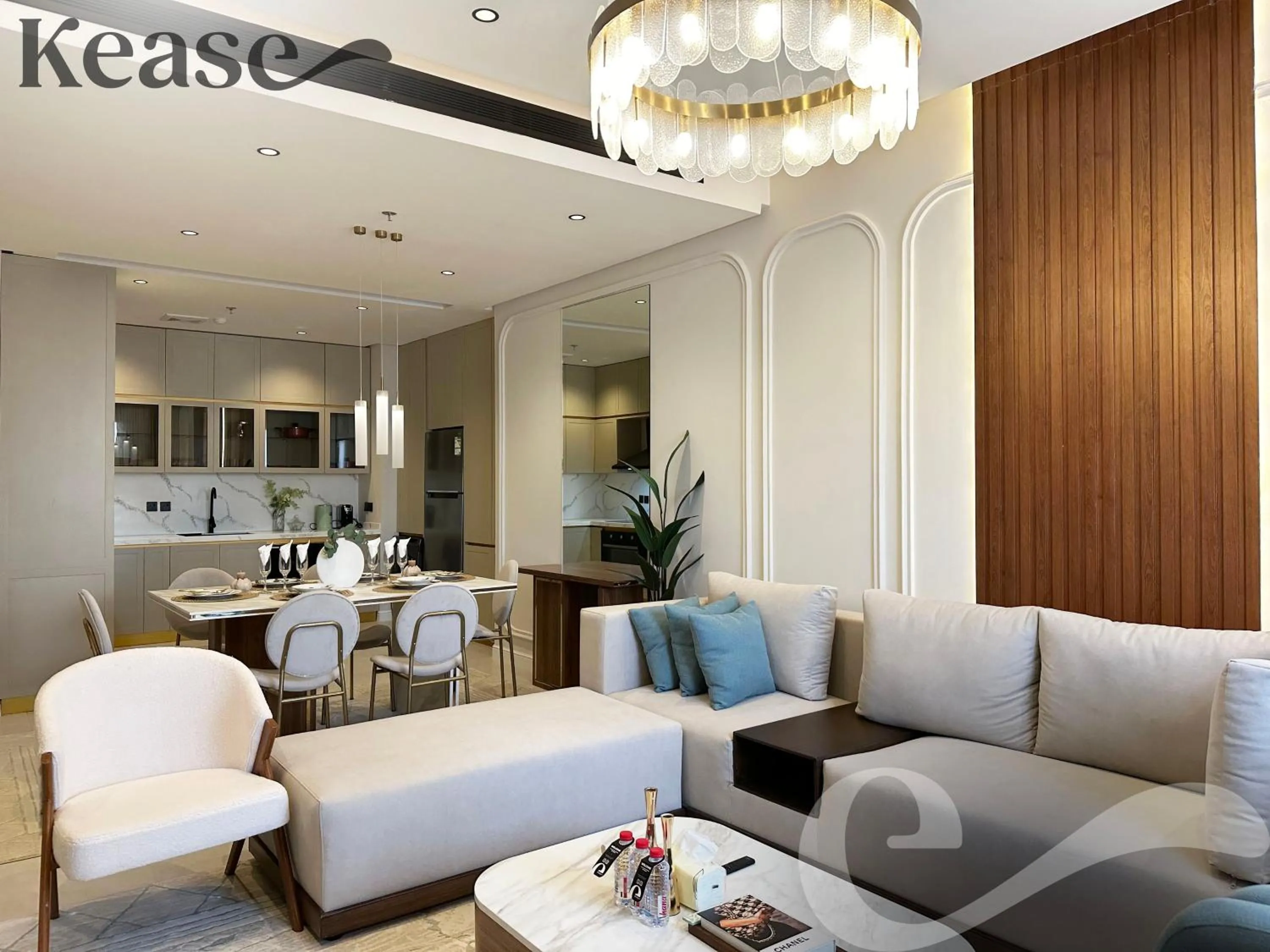 Living room in Kease Narjis A-12 Luxury Gold AX18