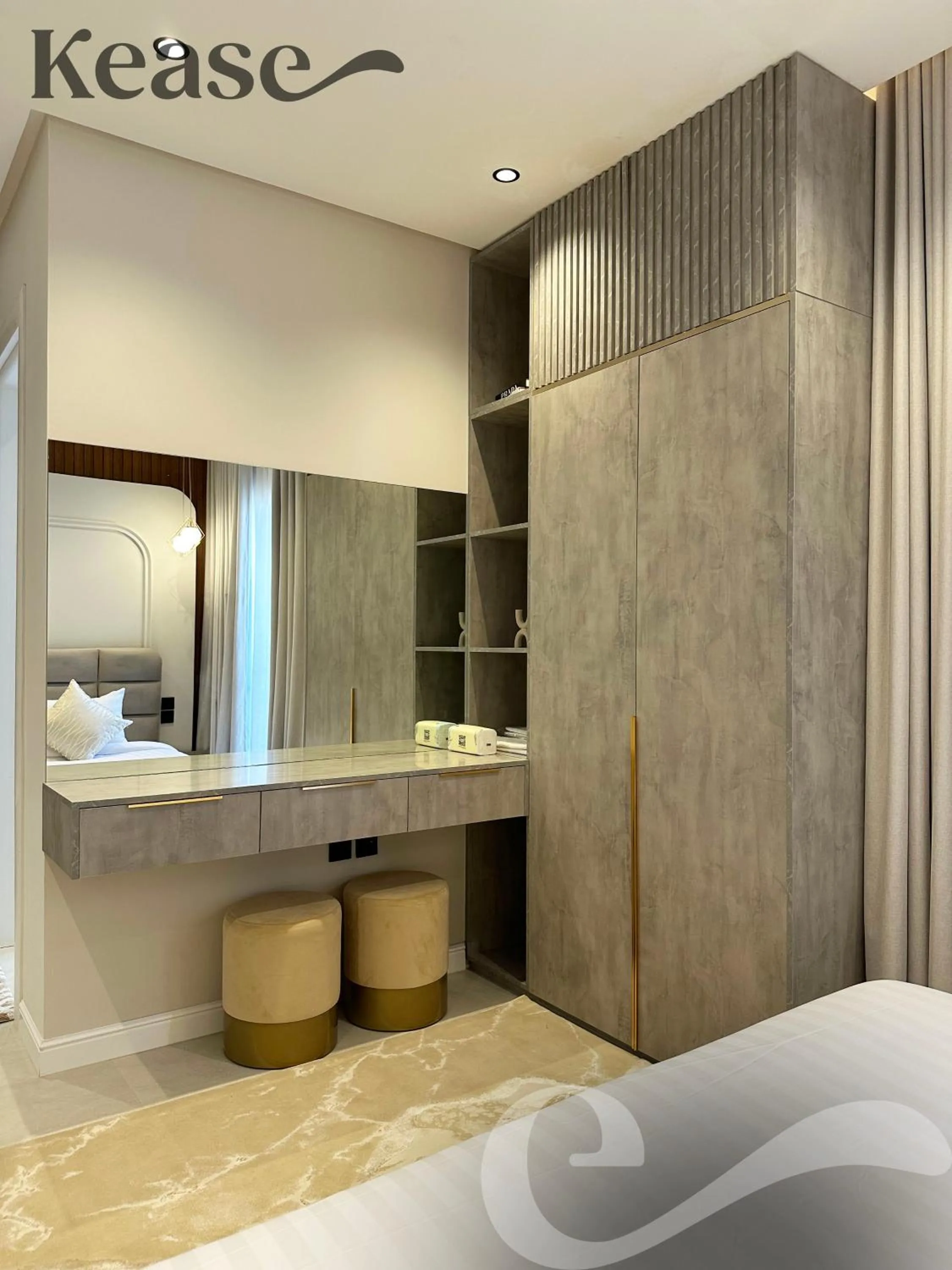 Bathroom in Kease Narjis A-12 Luxury Gold AX18