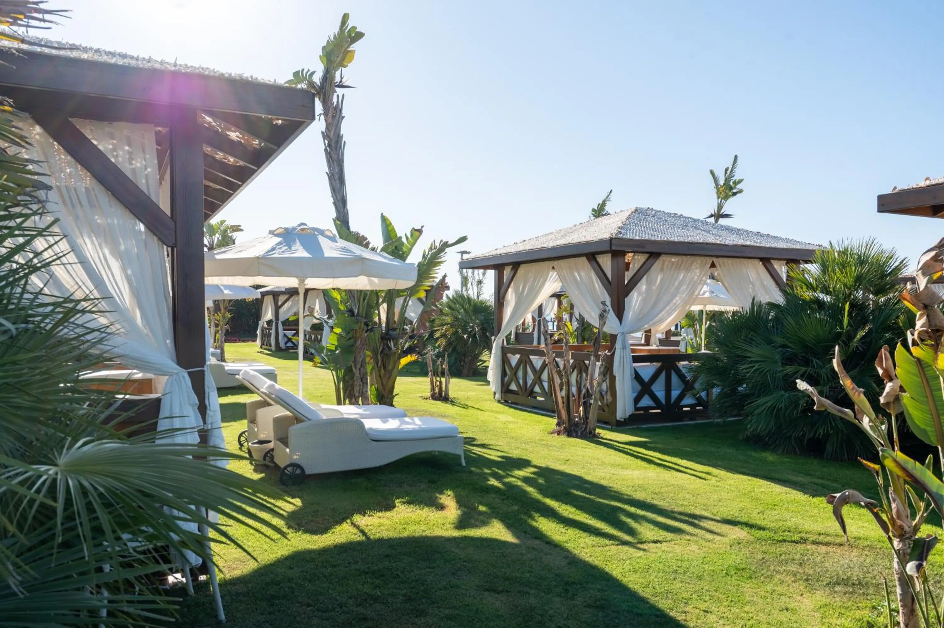 Patio in Calista Luxury Resort