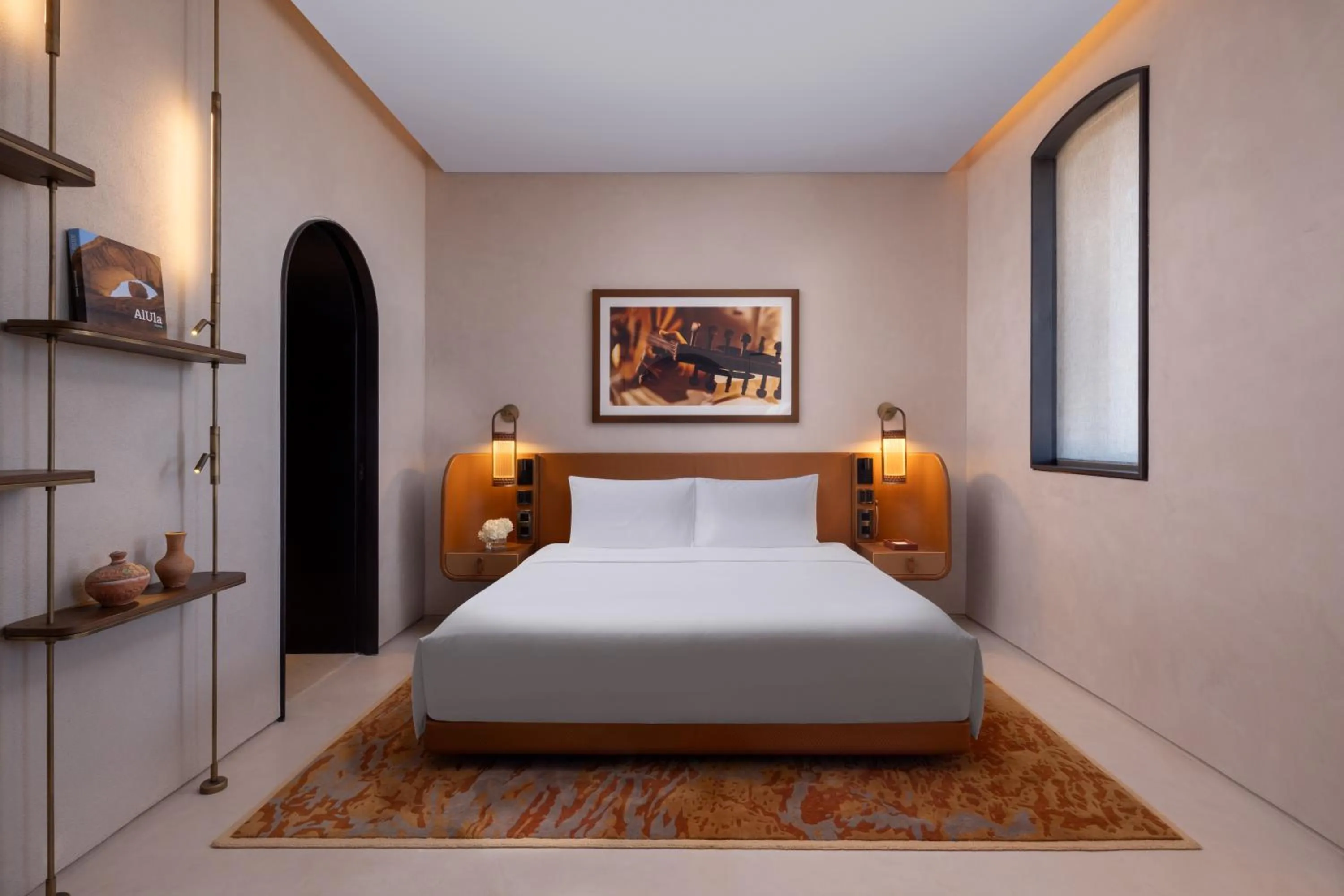 Bedroom, Bed in The Chedi Hegra, AlUla