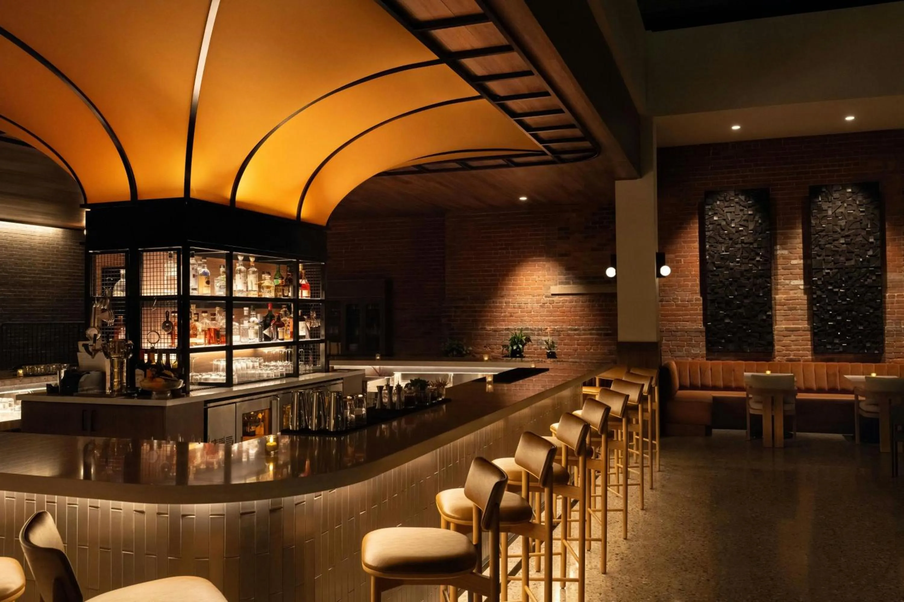 Lounge or bar in AC Hotel Detroit at the Bonstelle